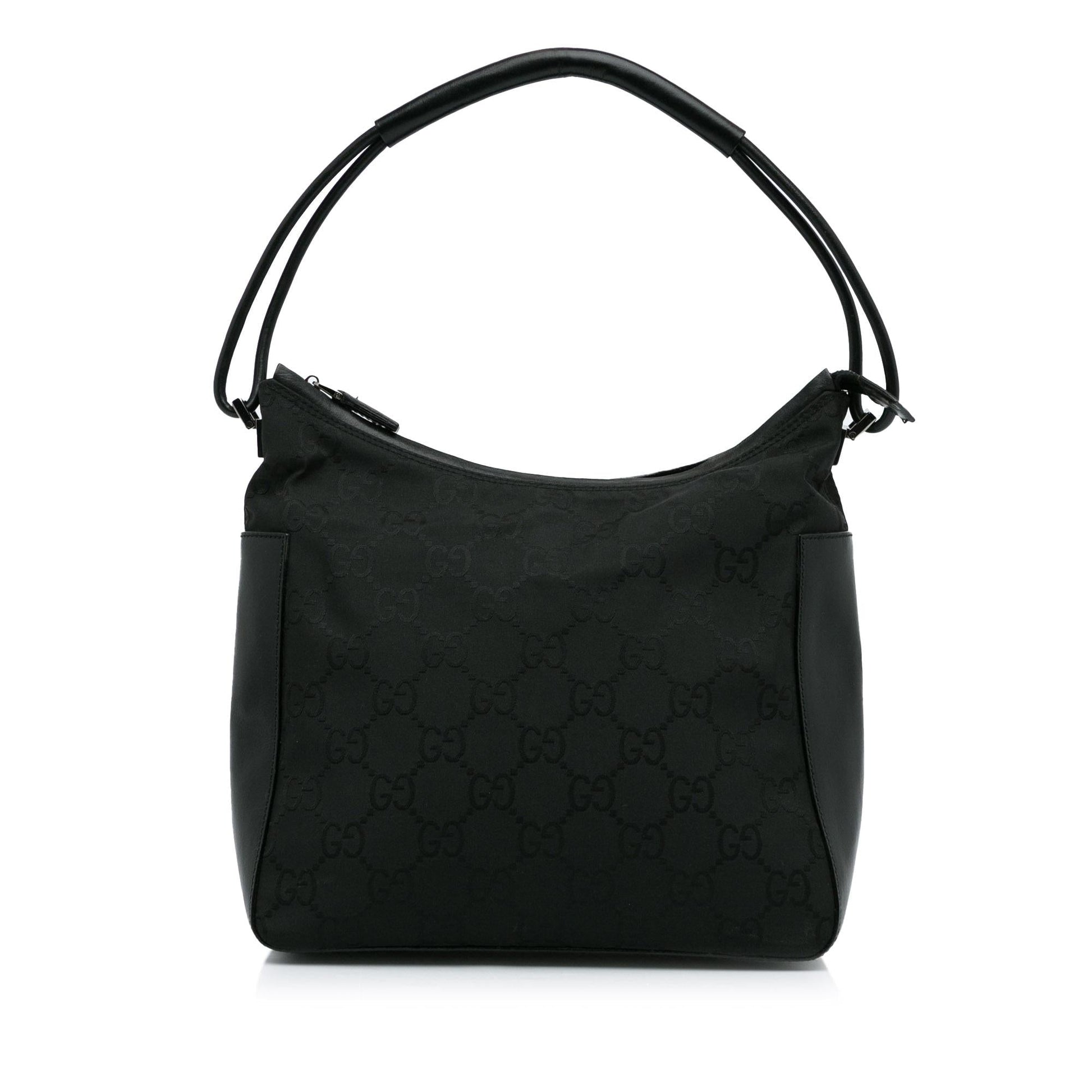 Gucci GG SHG-AwkmcQ Canvas Black Shoulder Bag