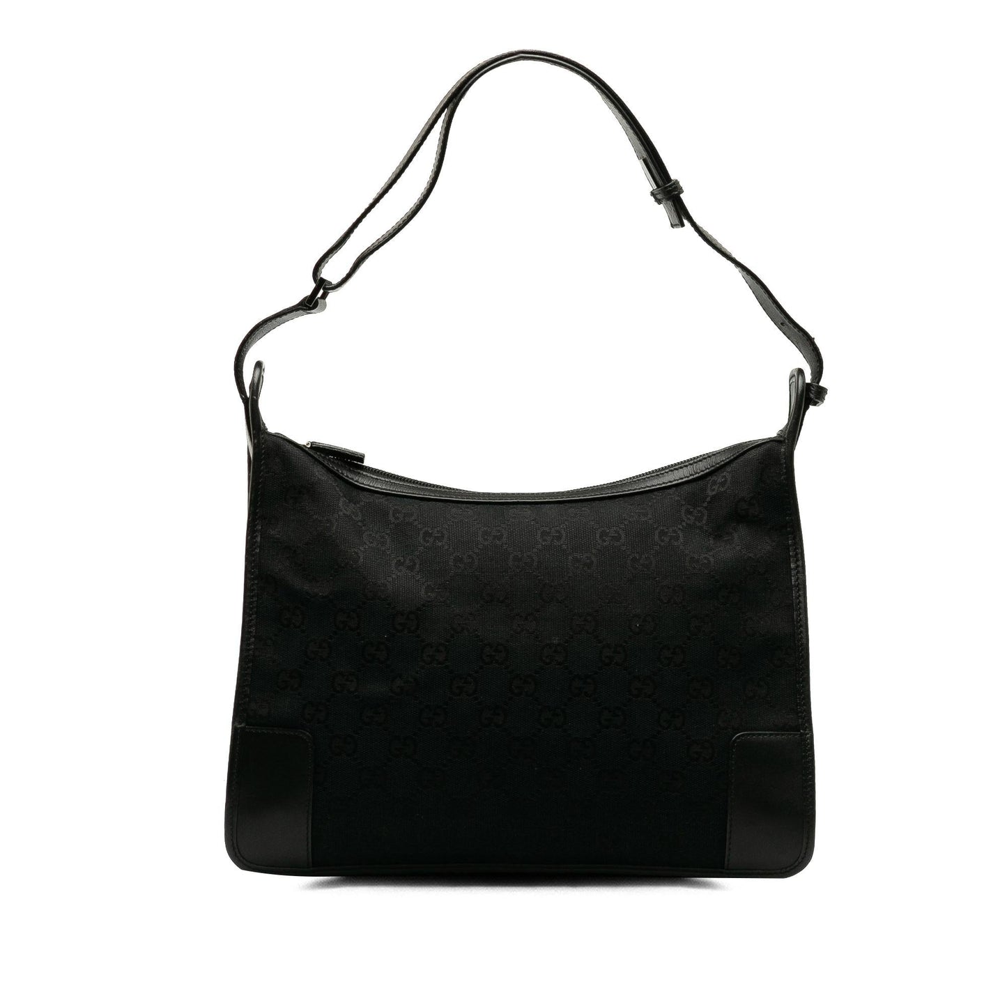 Gucci GG SHG-VwA6iV Canvas Calf Black Shoulder Bag