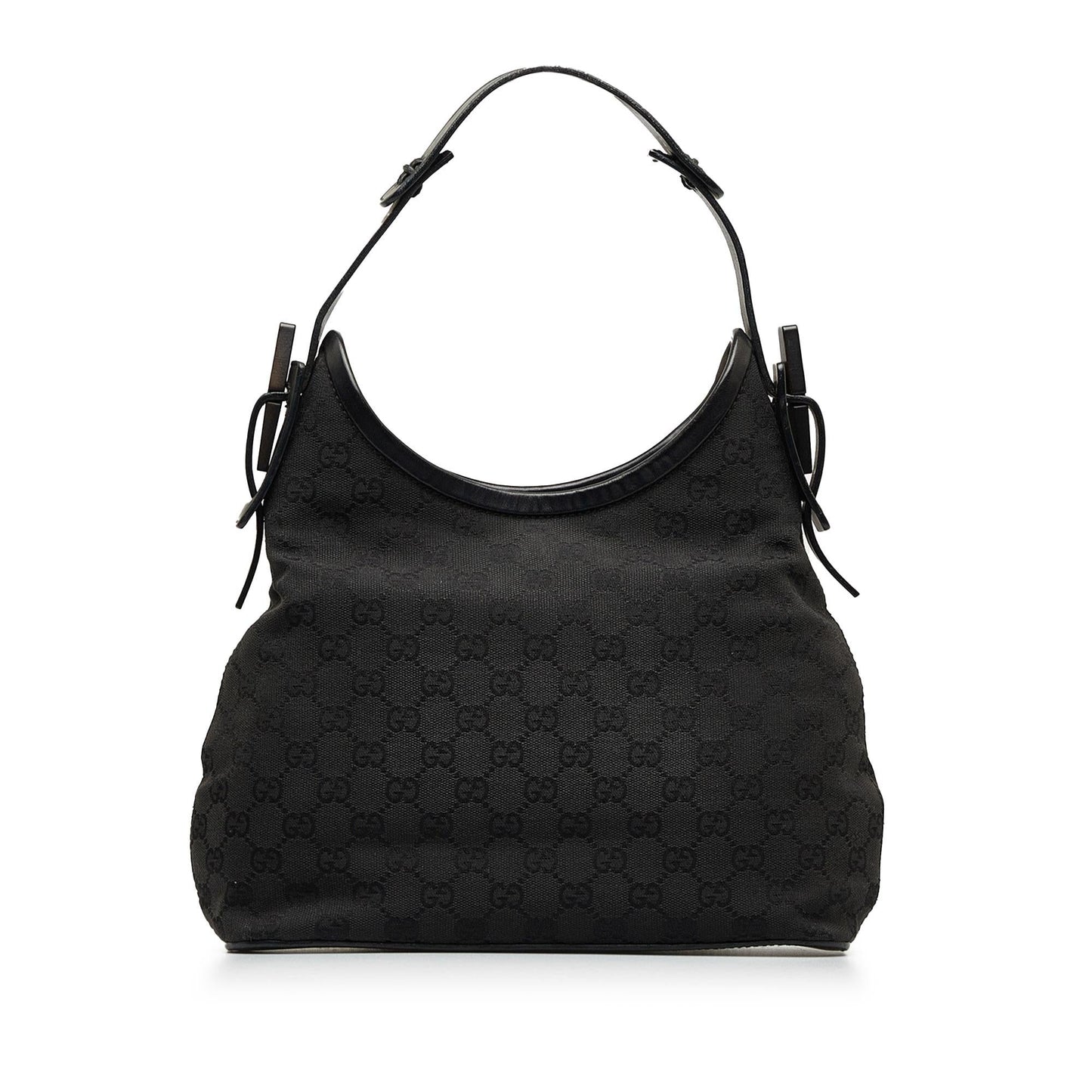 Gucci GG SHG-ApAmIT Canvas Black Shoulder Bag
