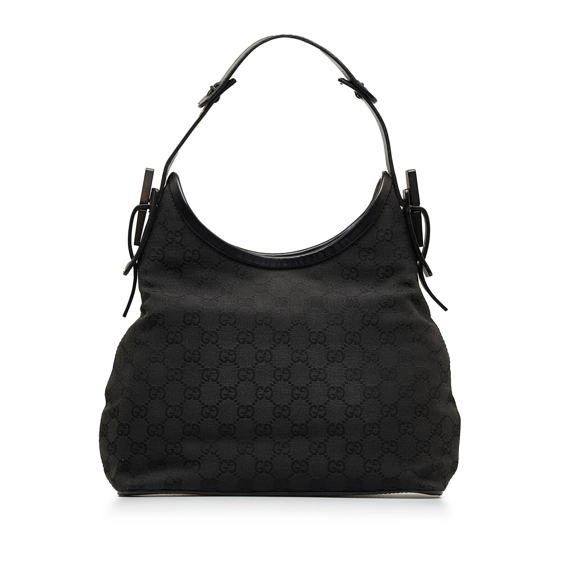Gucci GG SHG-ApAmIT Canvas Black Shoulder Bag