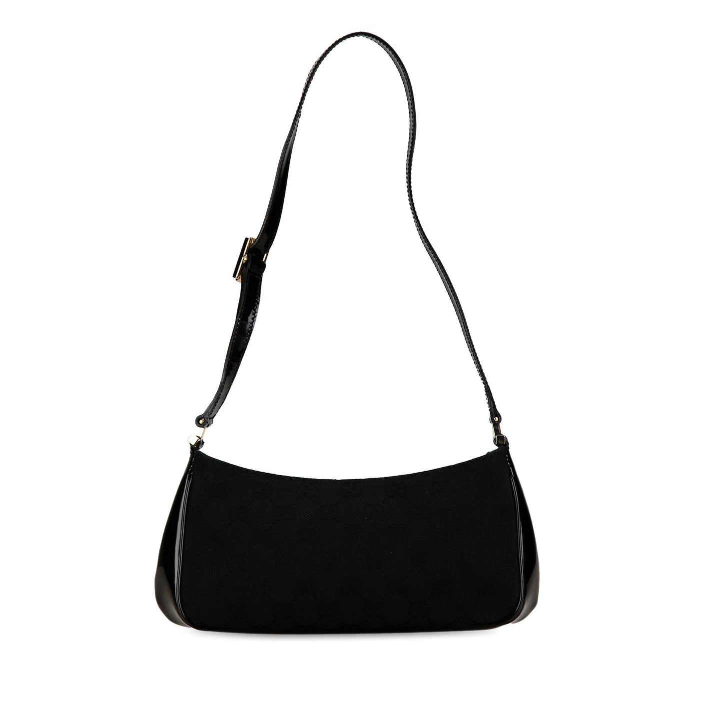 Gucci GG SHG-Smlm7r Canvas Calf Black Shoulder Bag