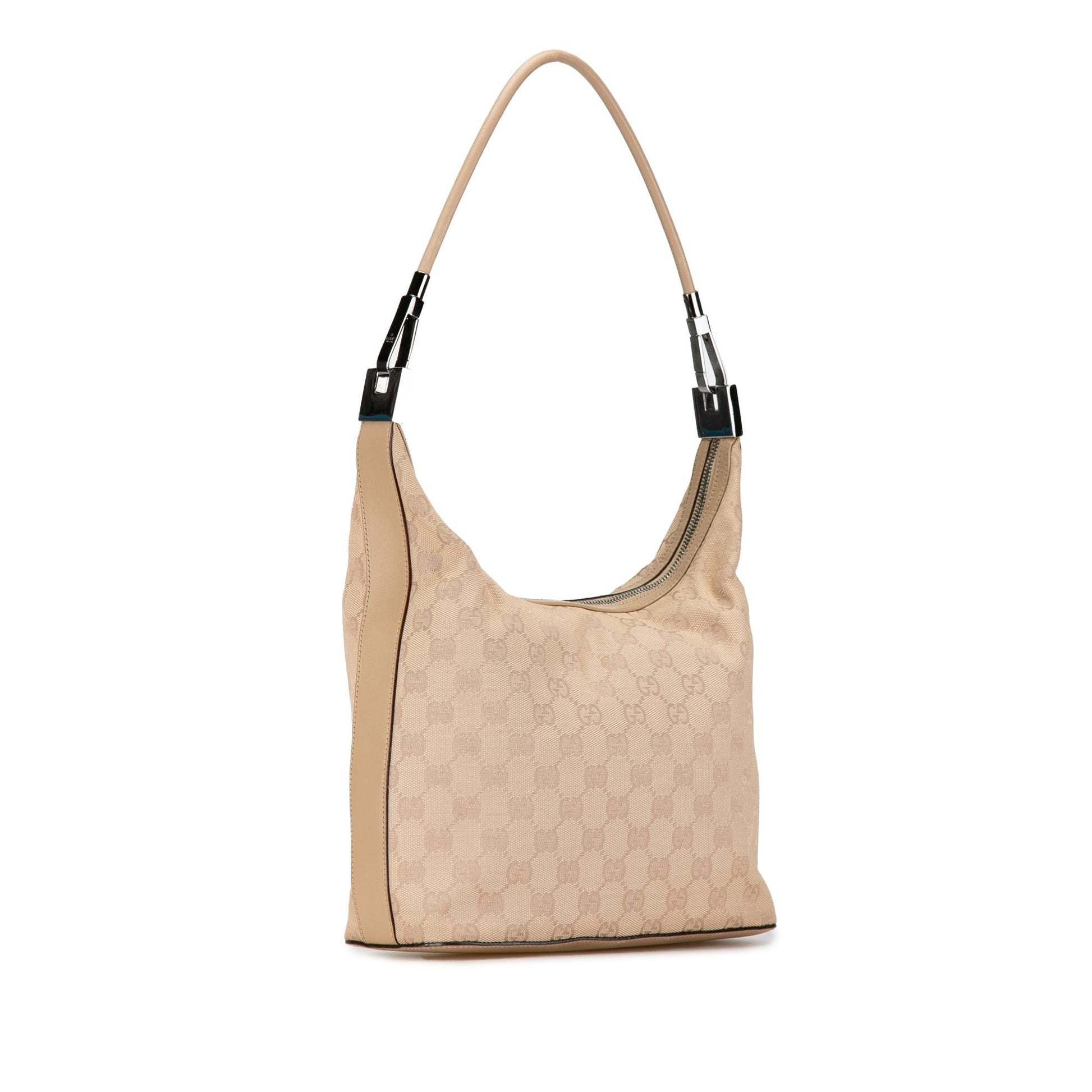 Gucci GG SHG-SzJcHp Canvas Brown Shoulder Bag