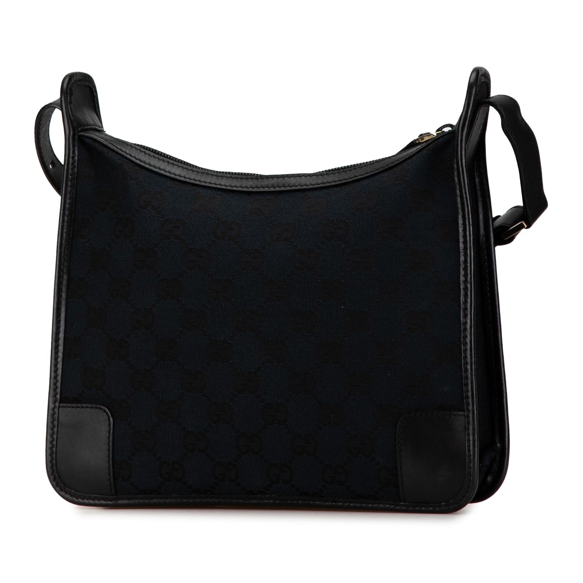 Gucci GG SHG-PpqADZ Canvas Black Shoulder Bag