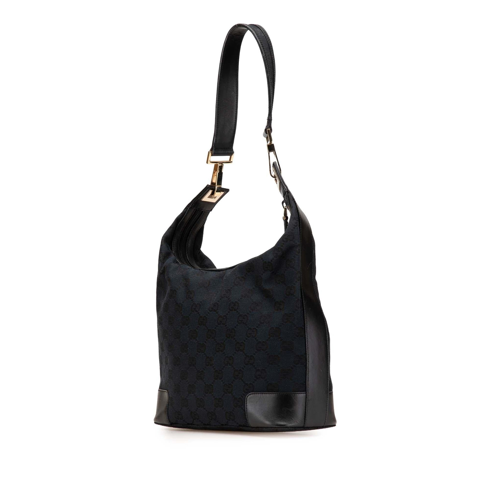 Gucci GG Canvas Blue Shoulder Bag