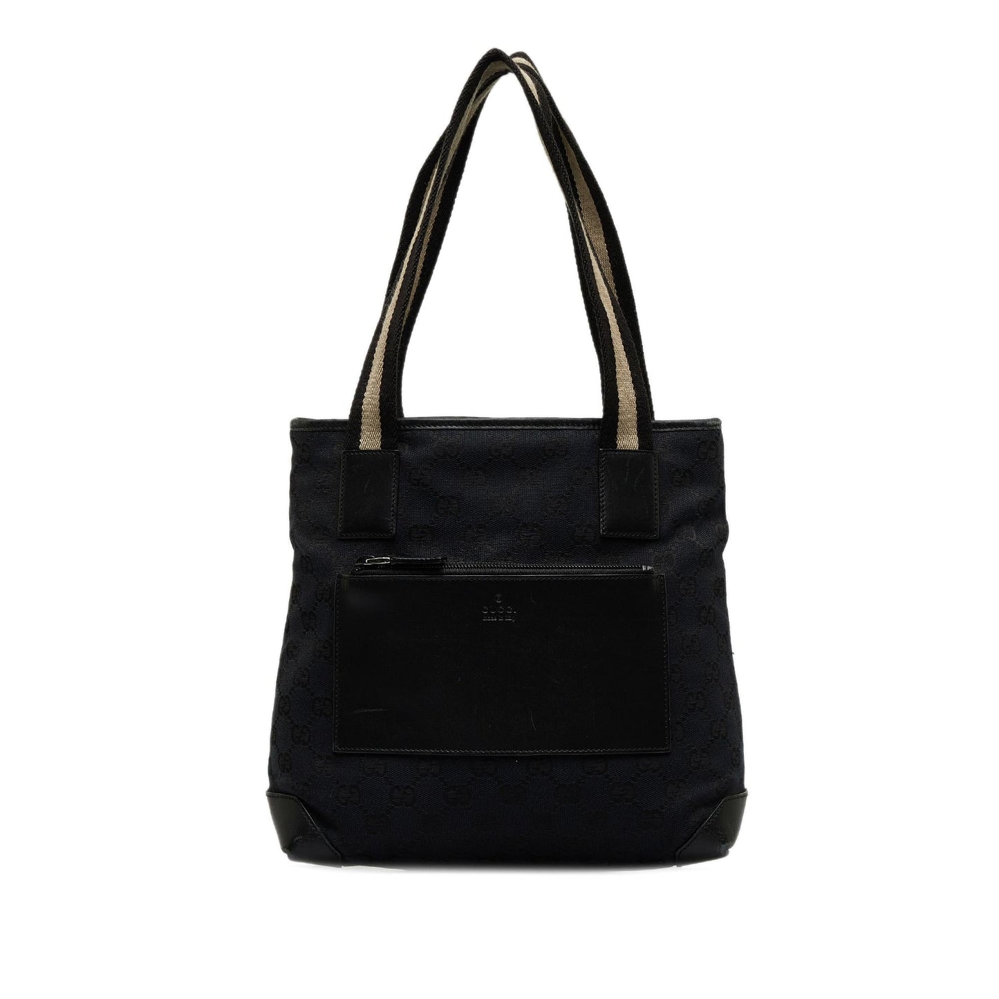 Gucci GG Canvas Black Shoulder Bag