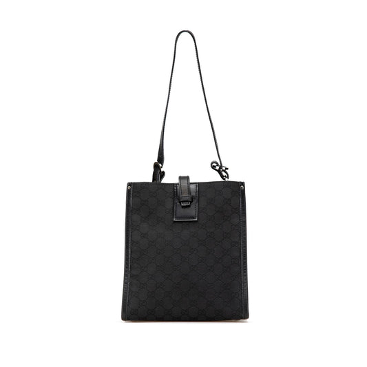 Gucci GG Canvas Black Shoulder Bag Bag 13