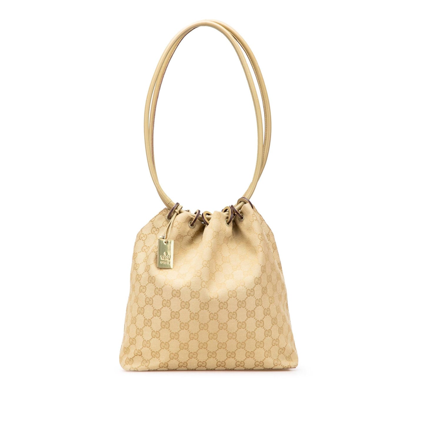 Gucci GG Canvas Calf Brown Shoulder Bag Bag 17