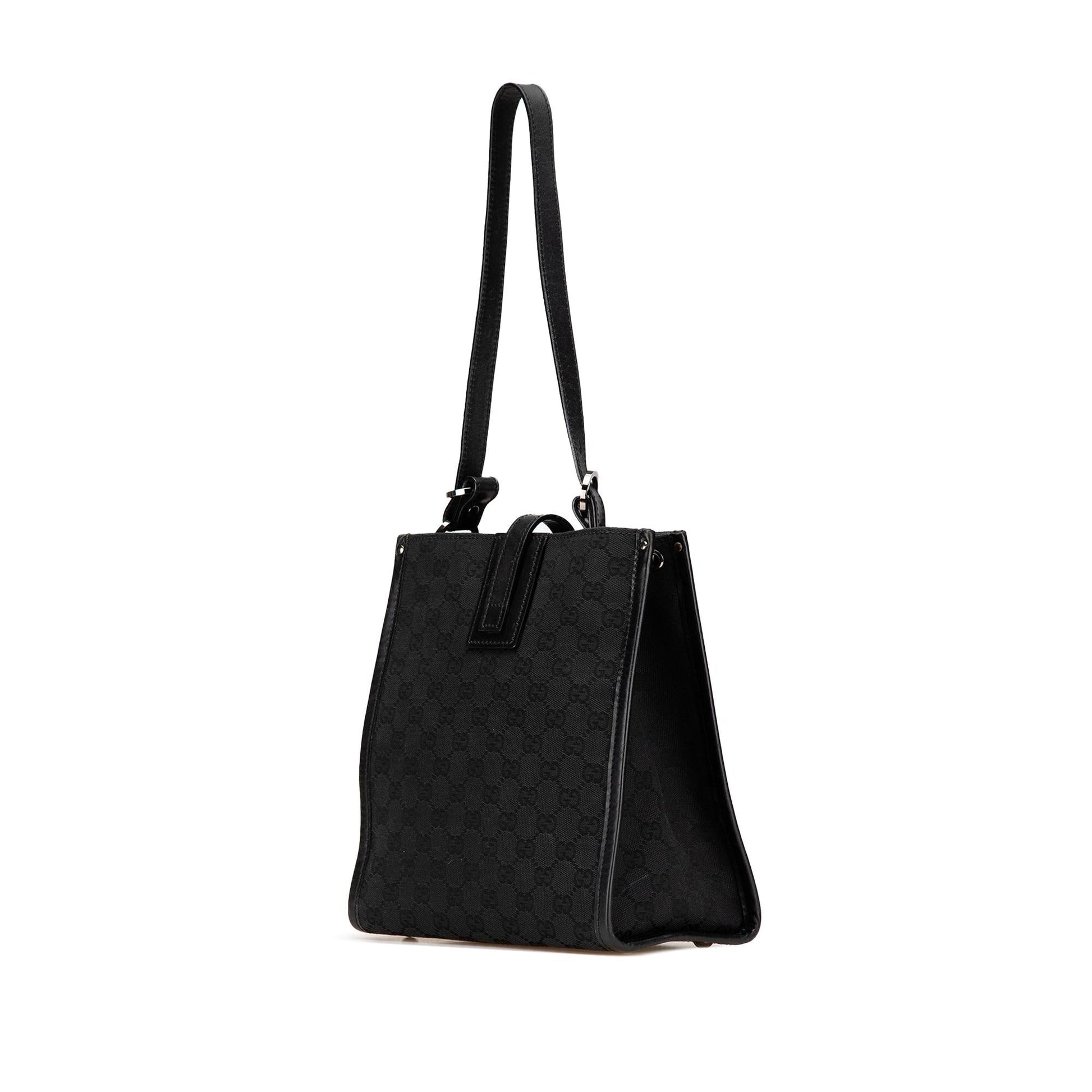 Gucci GG Canvas Black Shoulder Bag Bag 22