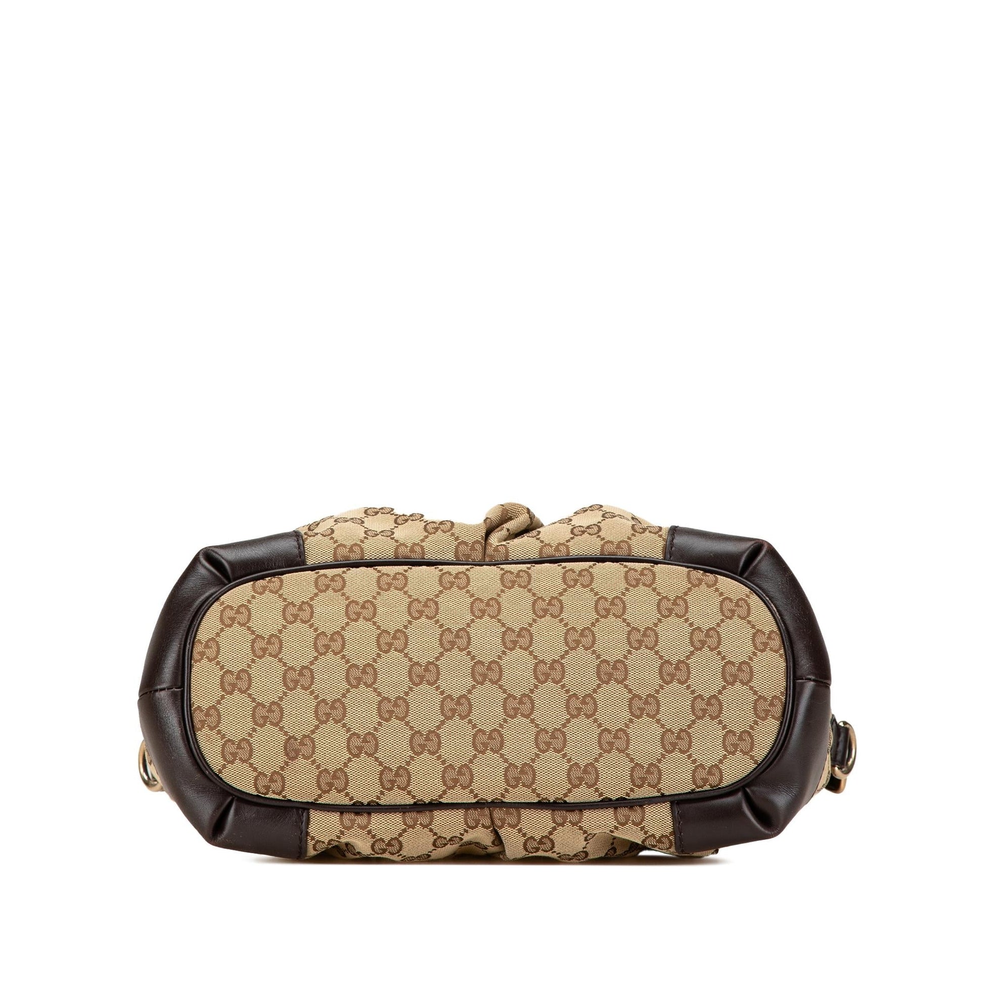 Gucci GG Sukey Canvas Brown Satchel Bag Satchel 2