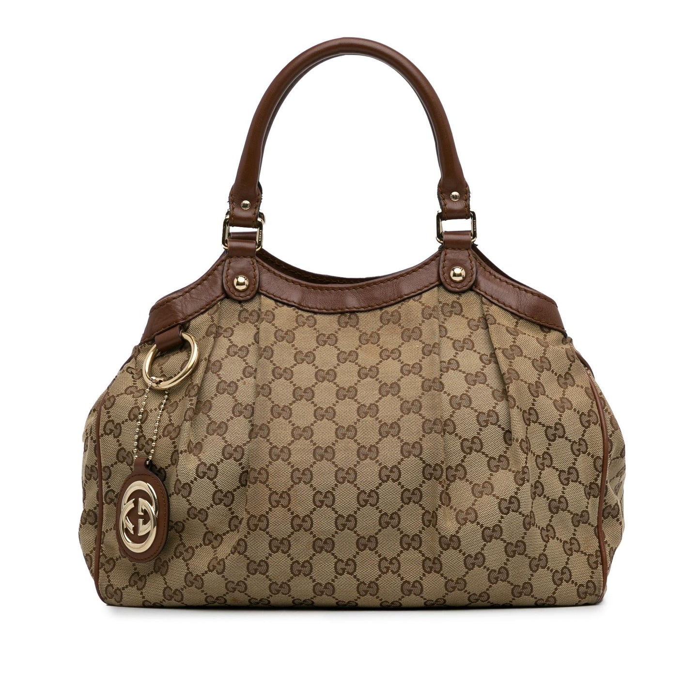 Gucci GG Sukey SHG-hTkVEe Canvas Brown Tote Bag