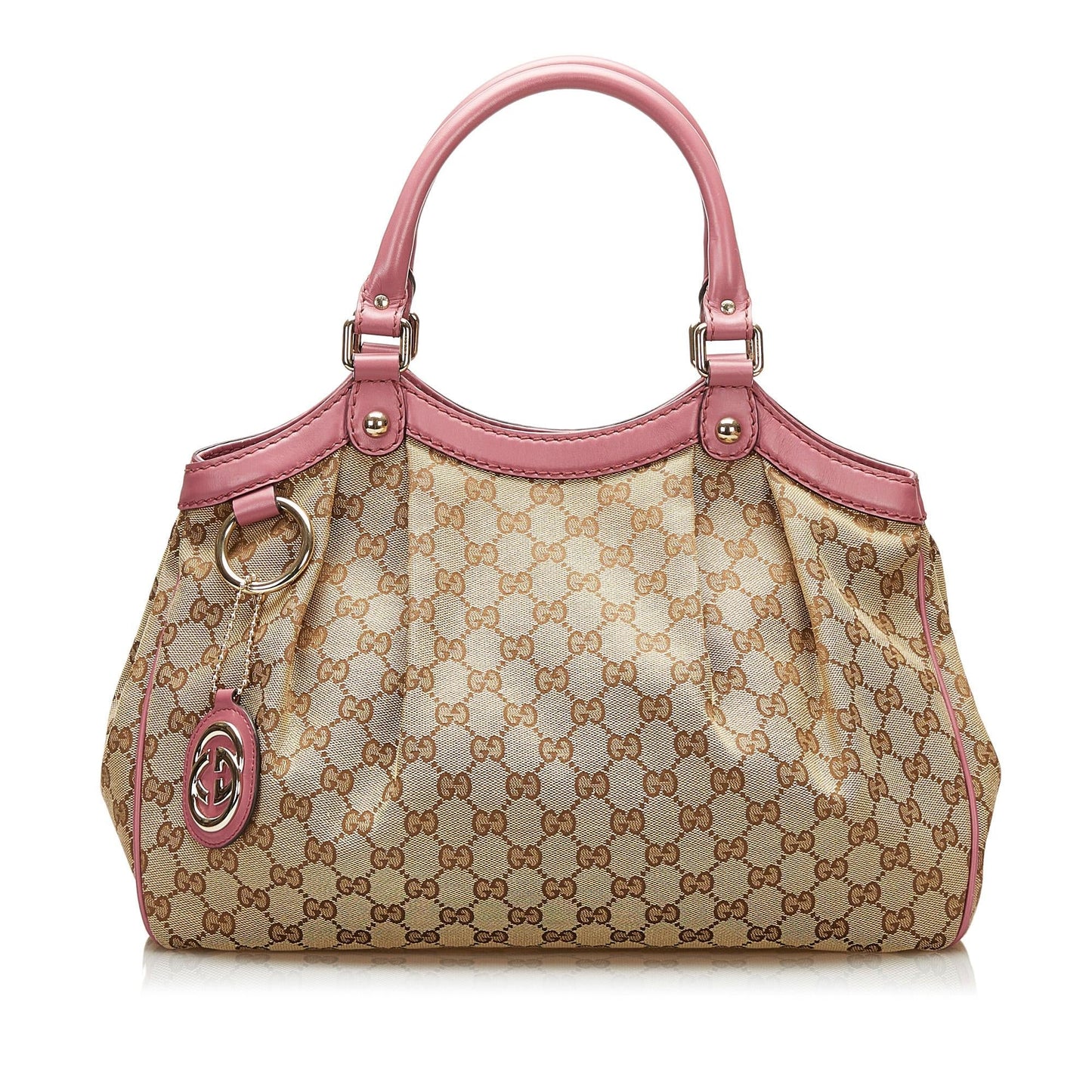 Gucci GG Sukey SHG Canvas Brown Shoulder Bag