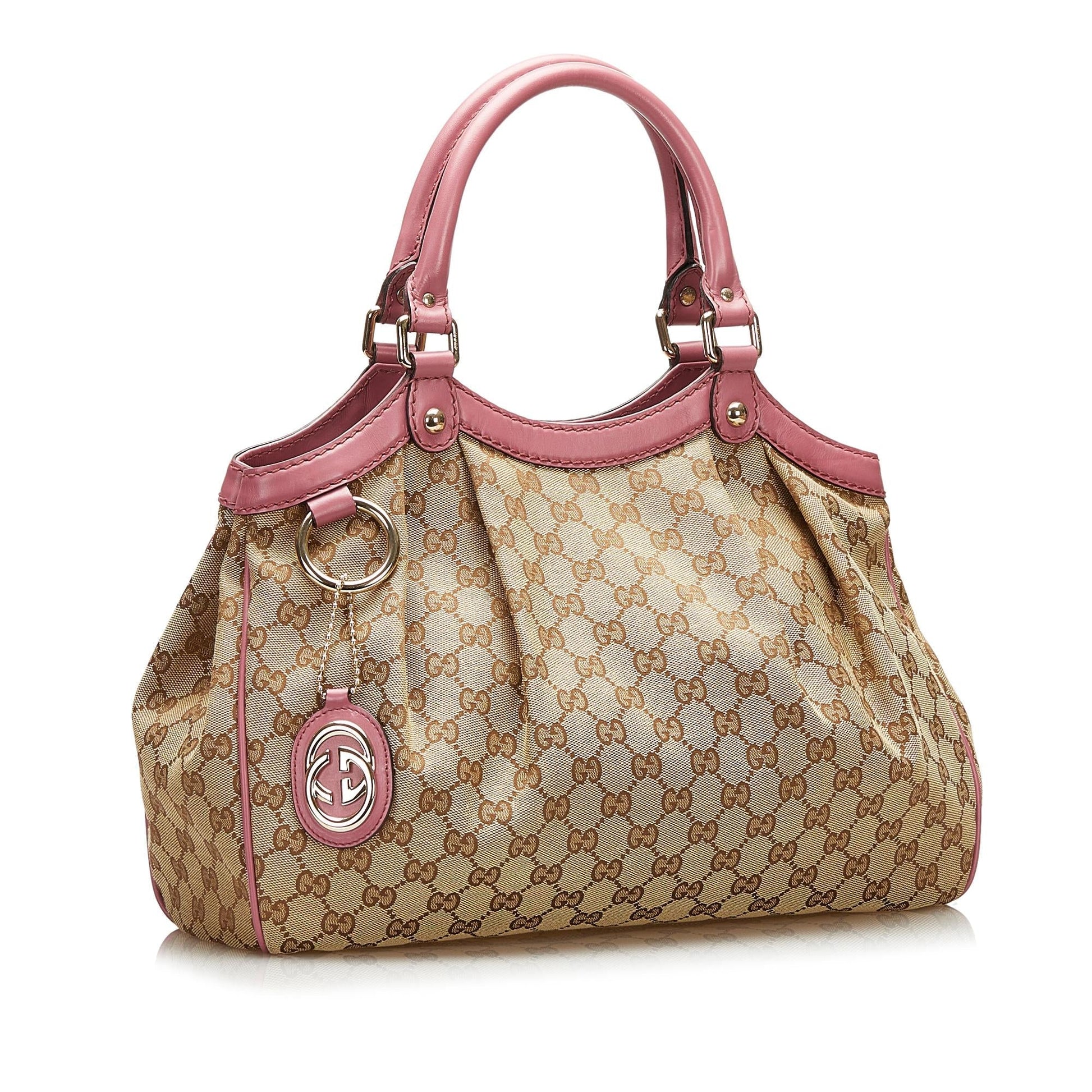 Gucci GG Sukey SHG Canvas Brown Shoulder Bag