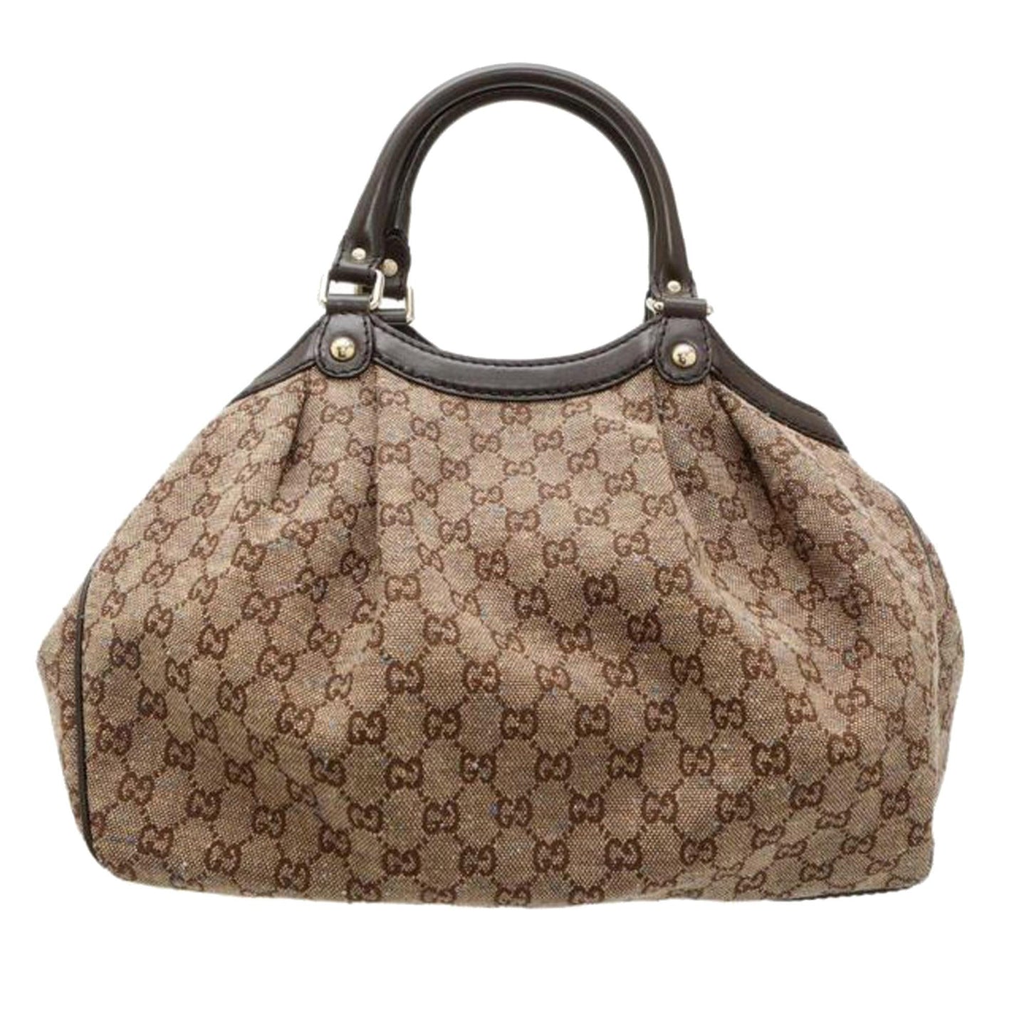 Gucci GG Sukey SHG Canvas Brown Tote Bag Sukey Shg