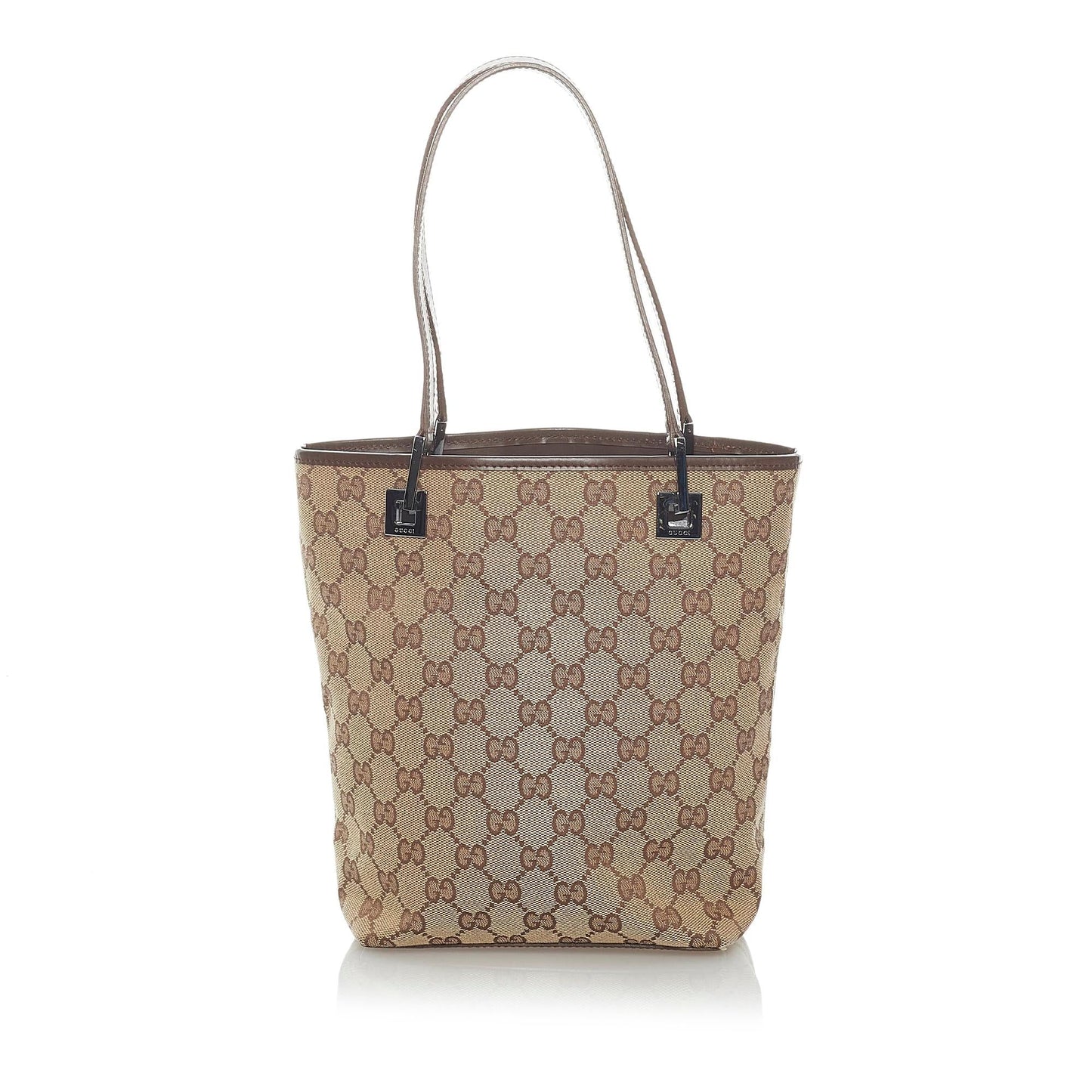 Gucci GG SHG Canvas Brown Tote Bag 39