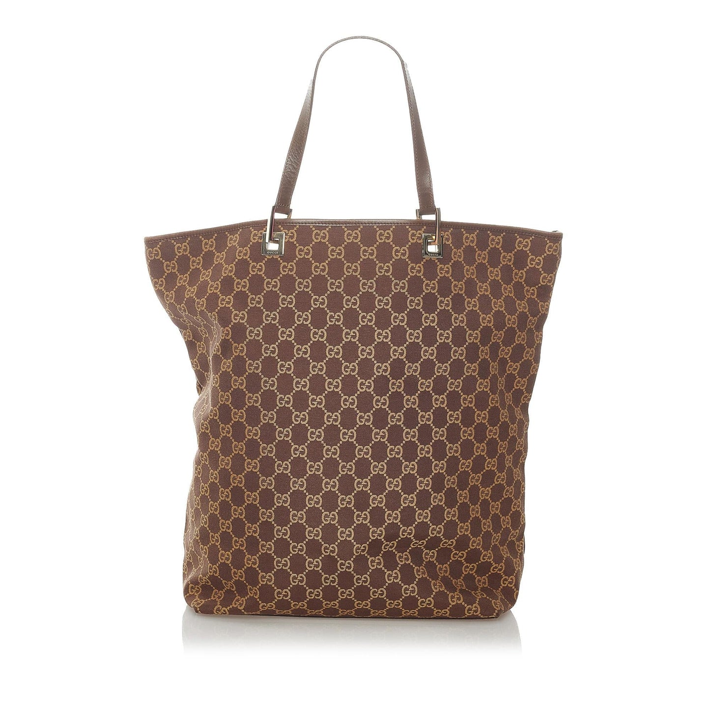 Gucci GG SHG Canvas Brown Tote Bag 41
