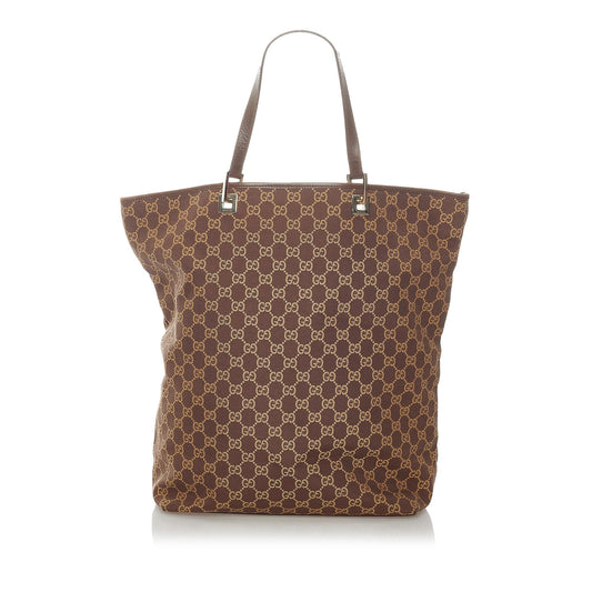 Gucci GG SHG Canvas Brown Tote Bag 41