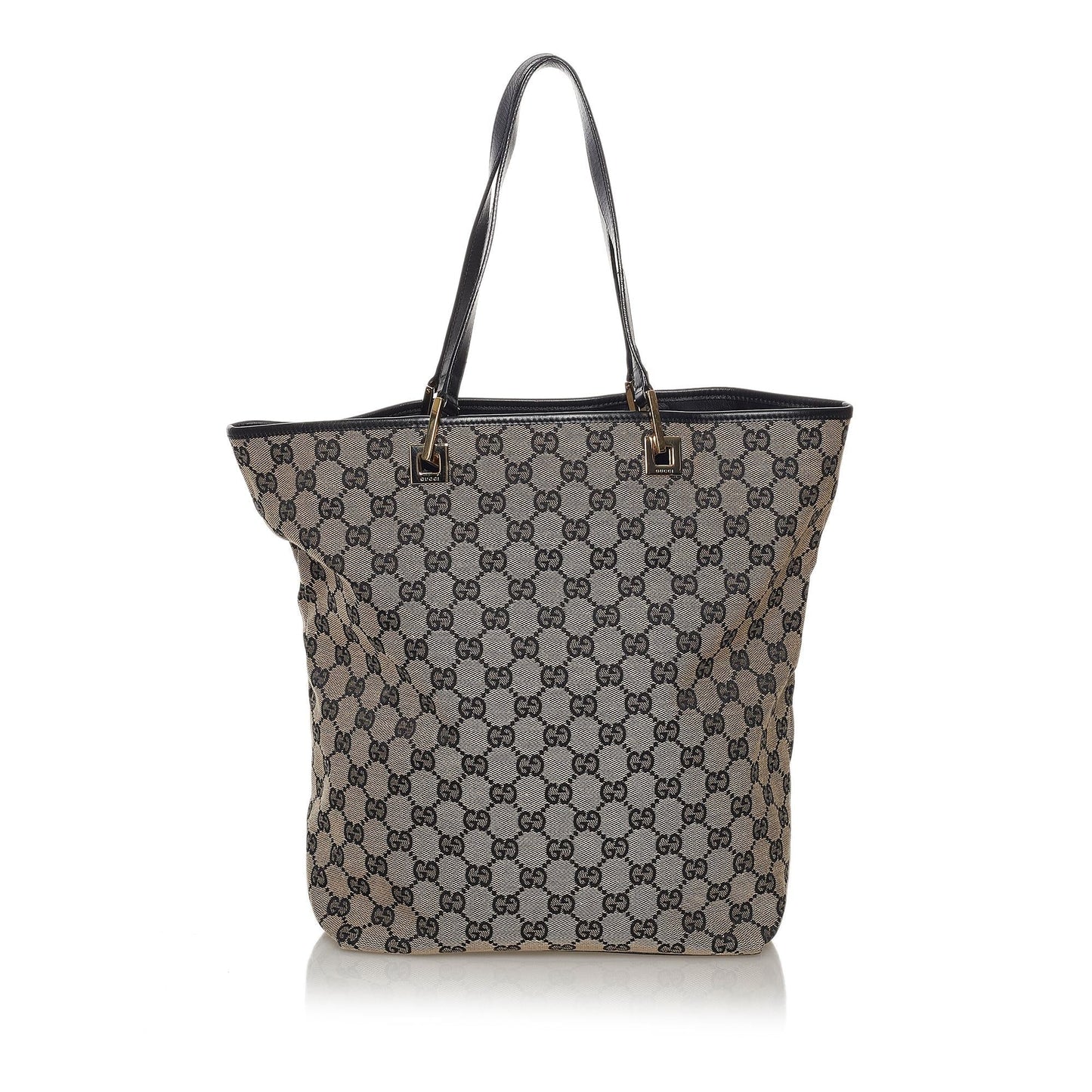 Gucci GG SHG Canvas Grey Tote Bag