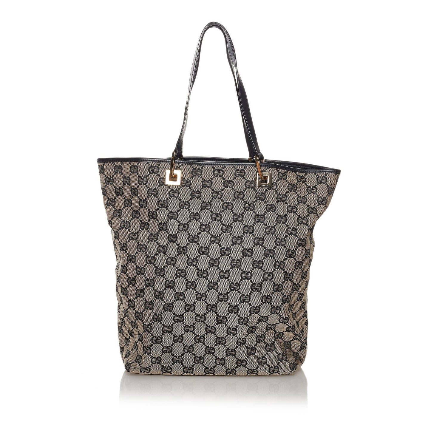 Gucci GG SHG Canvas Grey Tote Bag