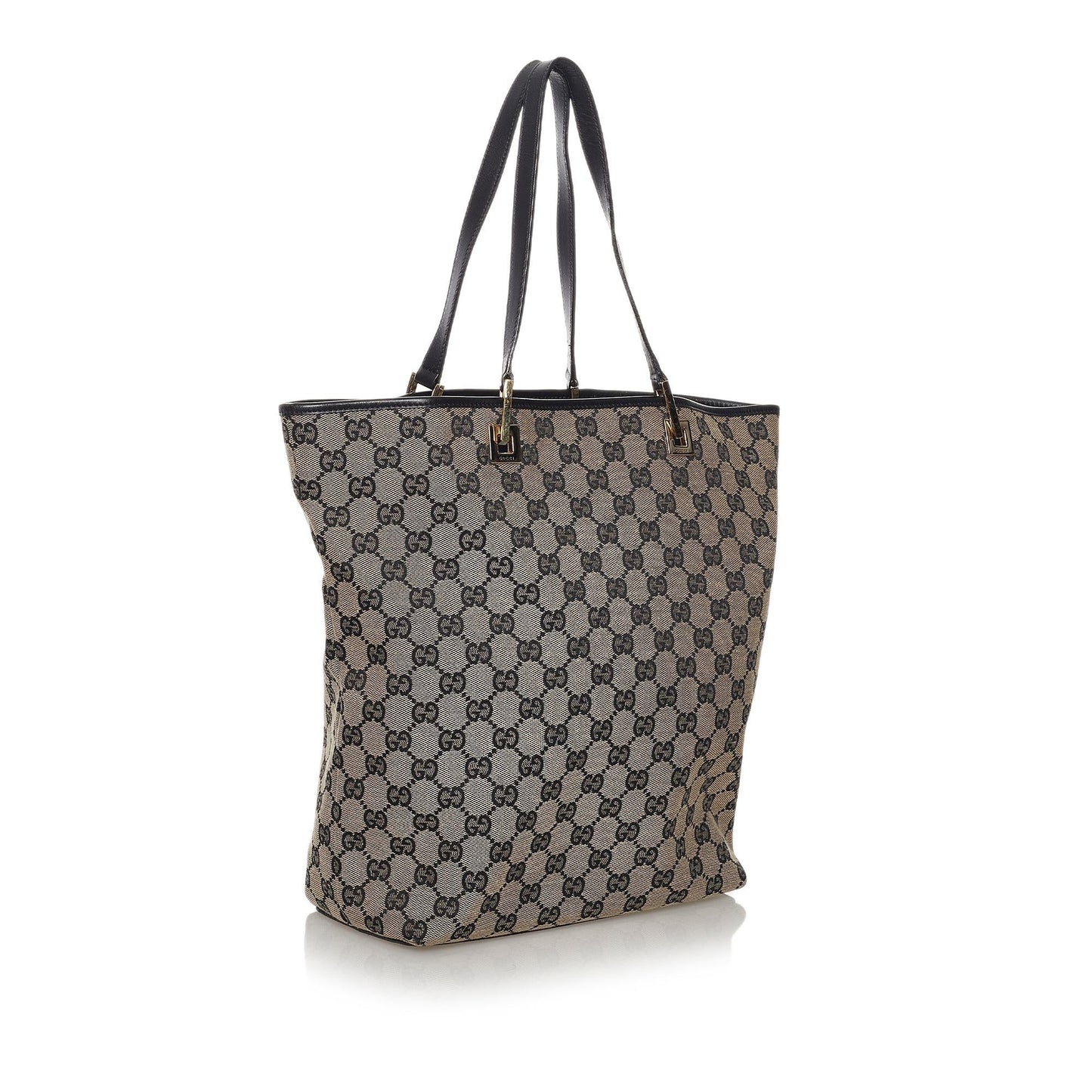 Gucci GG SHG Canvas Grey Tote Bag