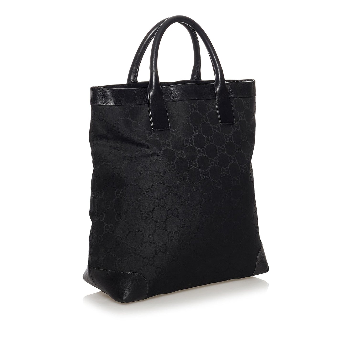 Gucci GG SHG Canvas Black Tote Bag Bag Shg