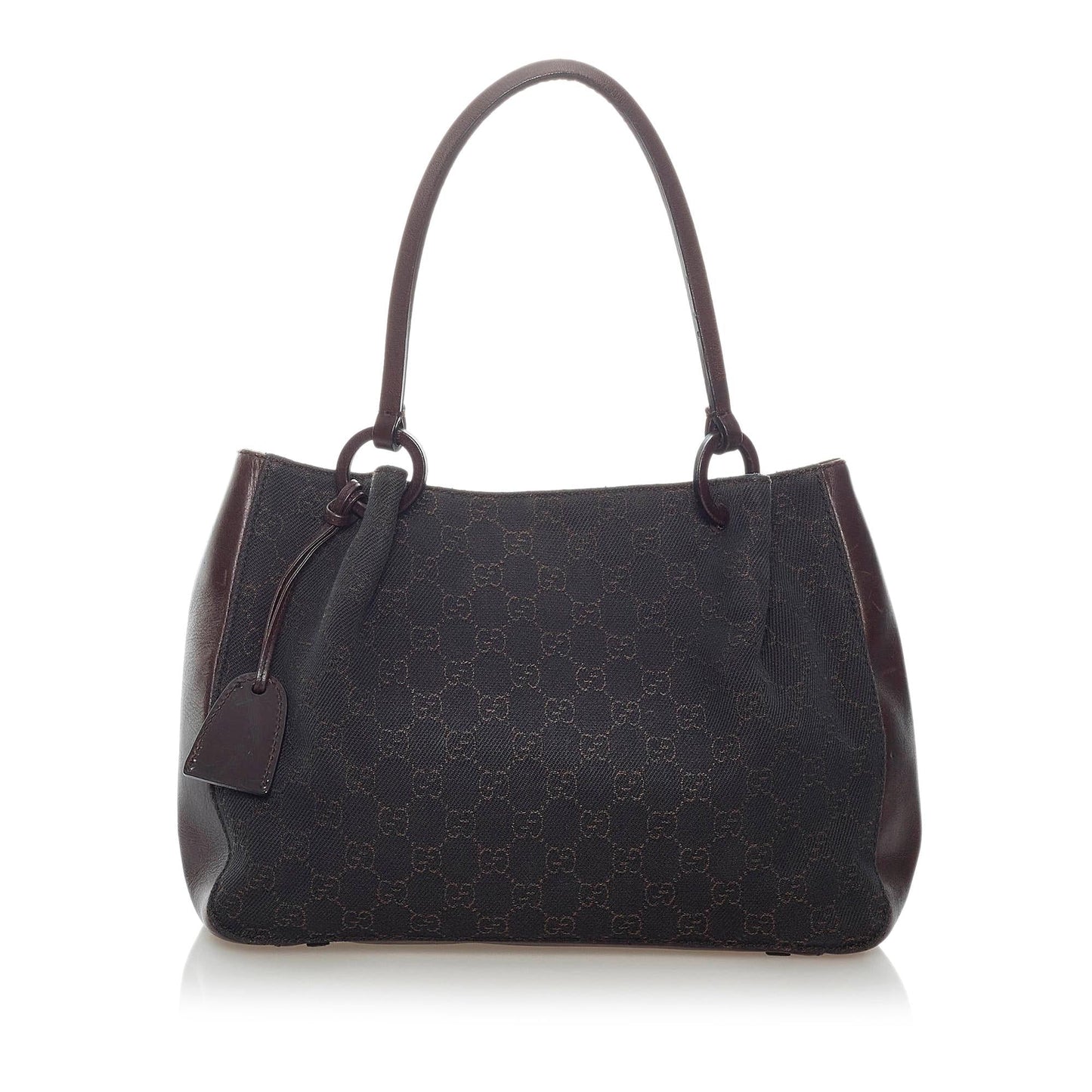 Gucci GG SHG Canvas Brown Tote Bag 14
