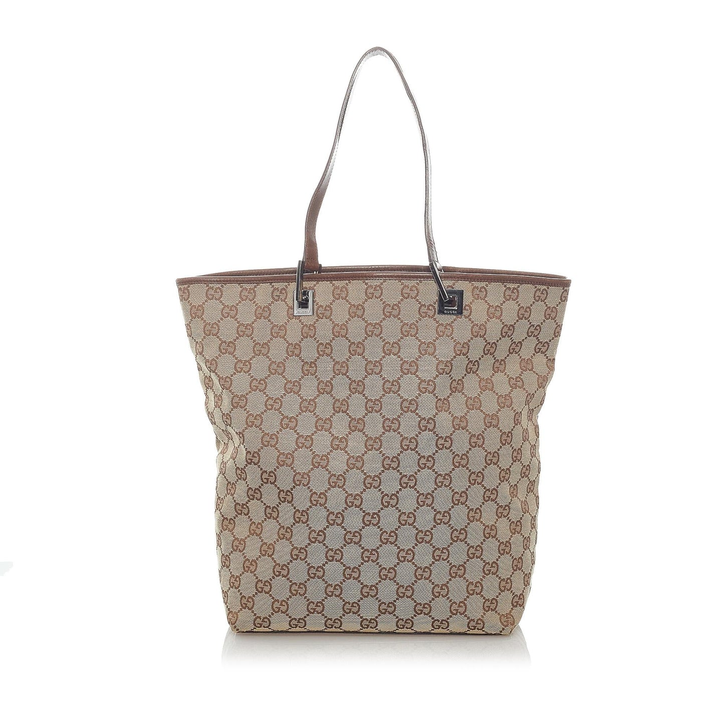 Gucci GG SHG Canvas Brown Tote Bag 15