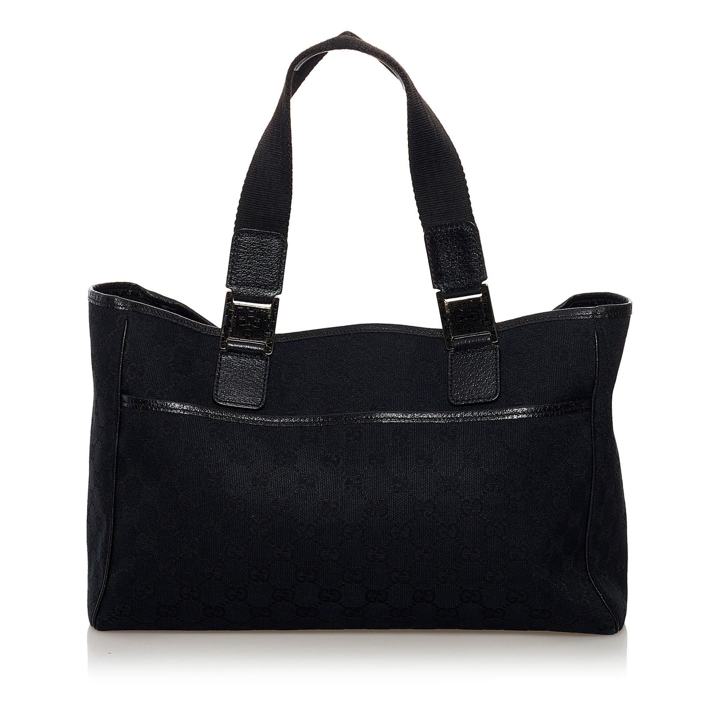 Gucci GG SHG Canvas Black Tote Bag 4