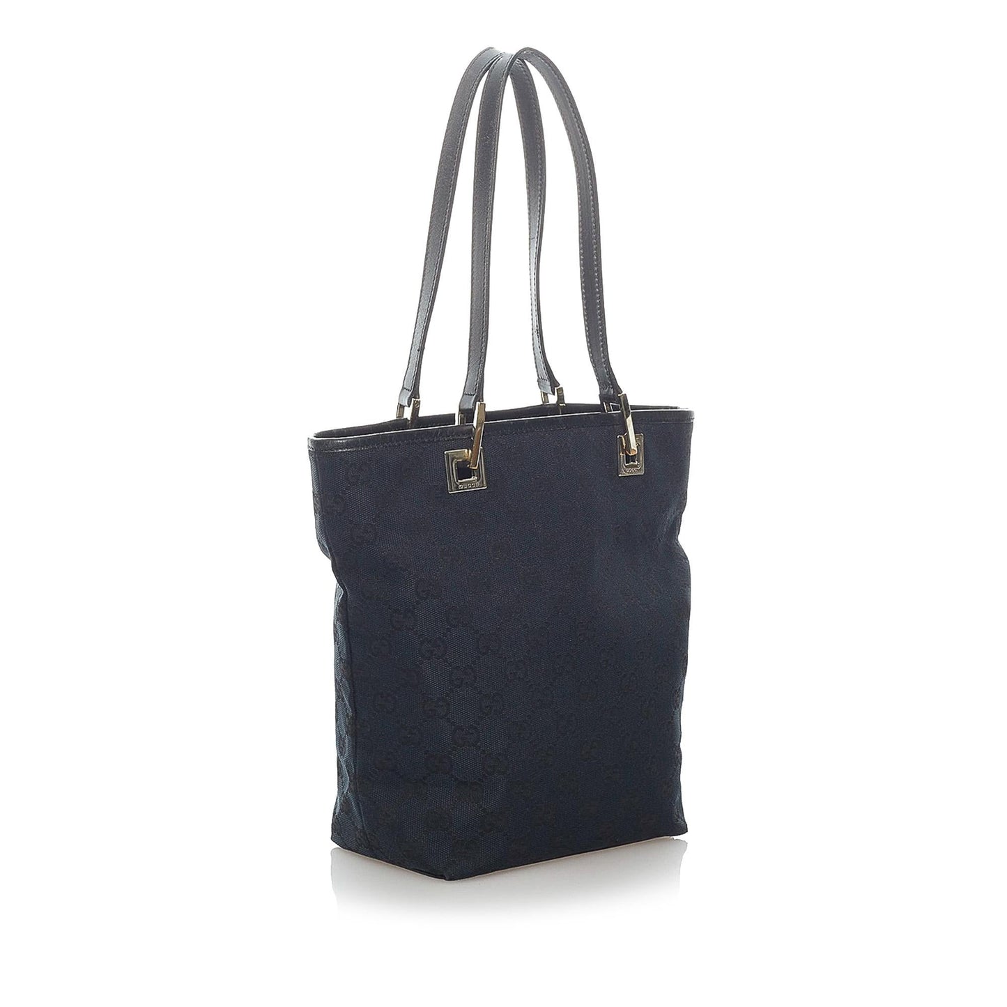 Gucci GG SHG Canvas Black Tote Bag 5