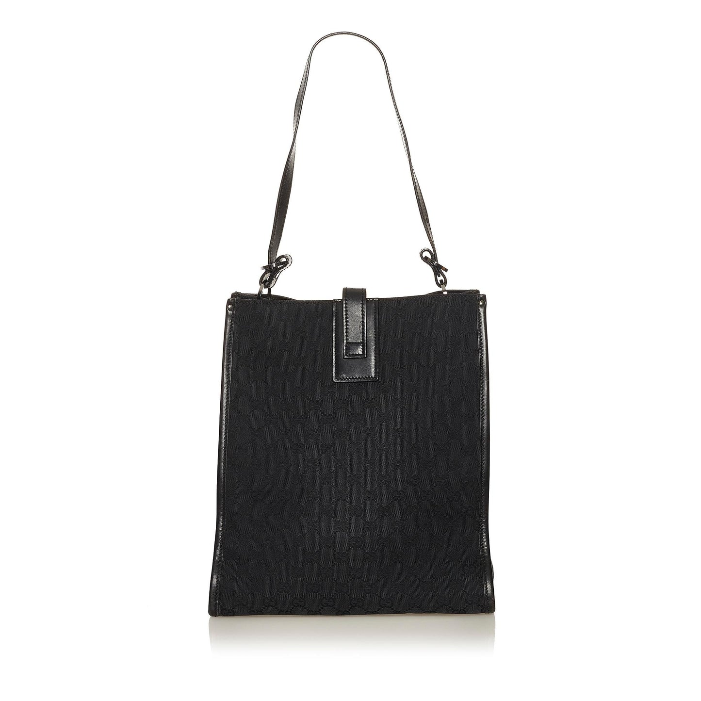 Gucci GG SHG Canvas Black Tote Bag 7
