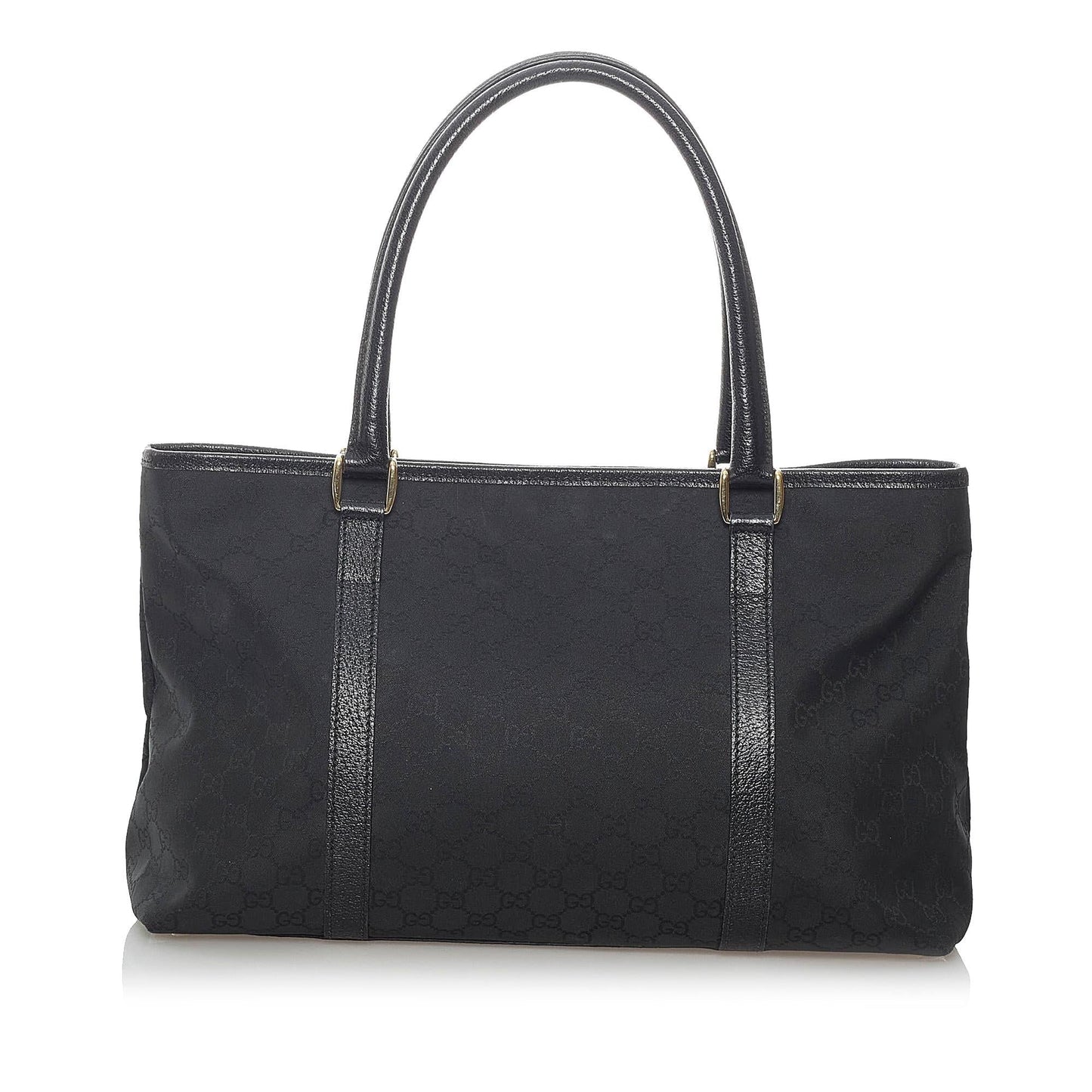 Gucci GG SHG Canvas Black Tote Bag 12