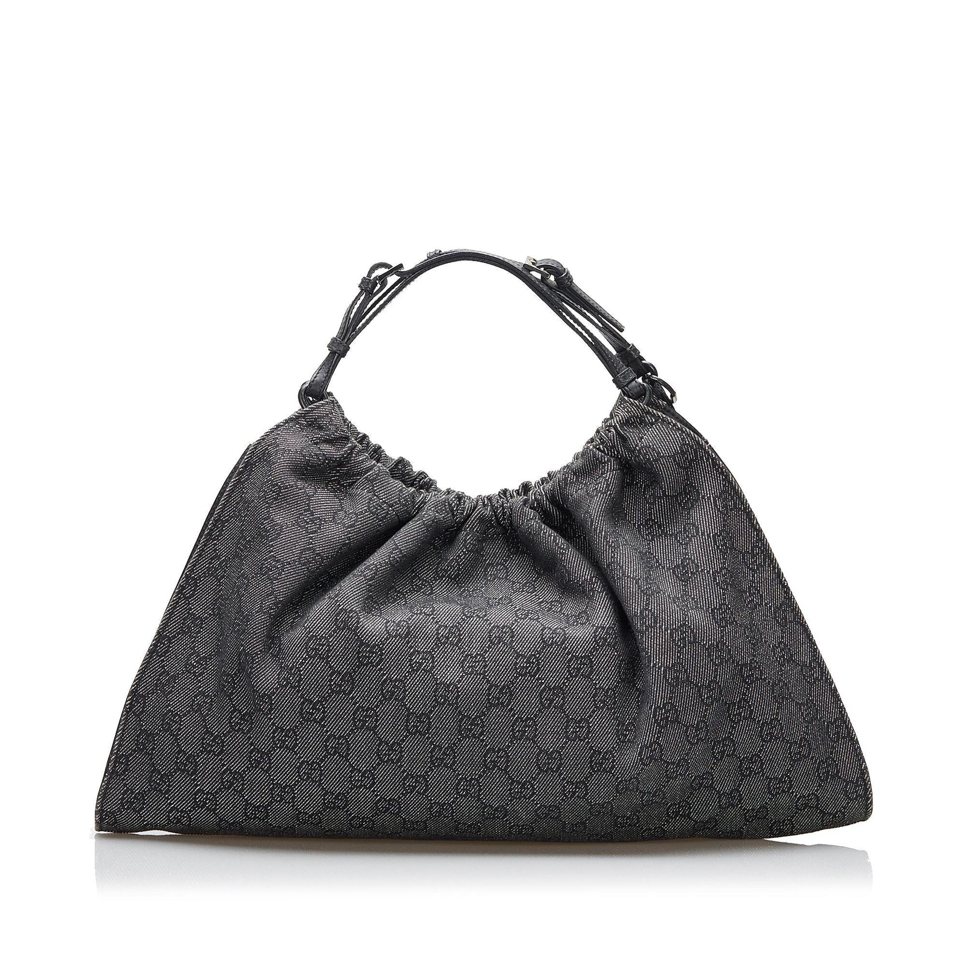 Gucci GG SHG-OWEIVU Canvas Grey Tote Bag