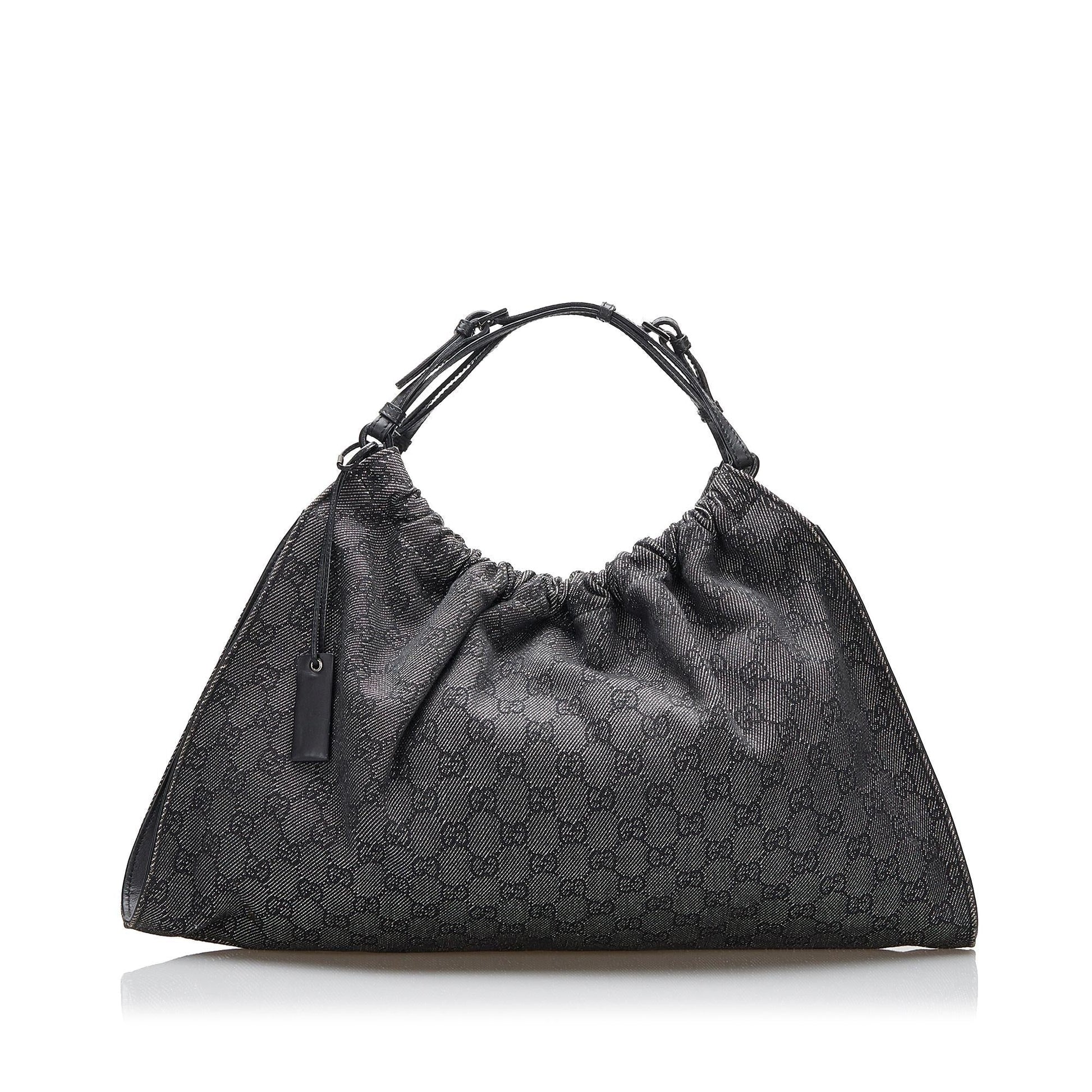 Gucci GG SHG-OWEIVU Canvas Grey Tote Bag