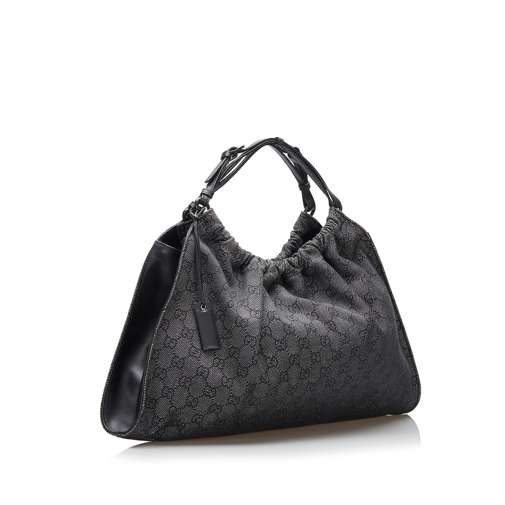 Gucci GG SHG-OWEIVU Canvas Grey Tote Bag