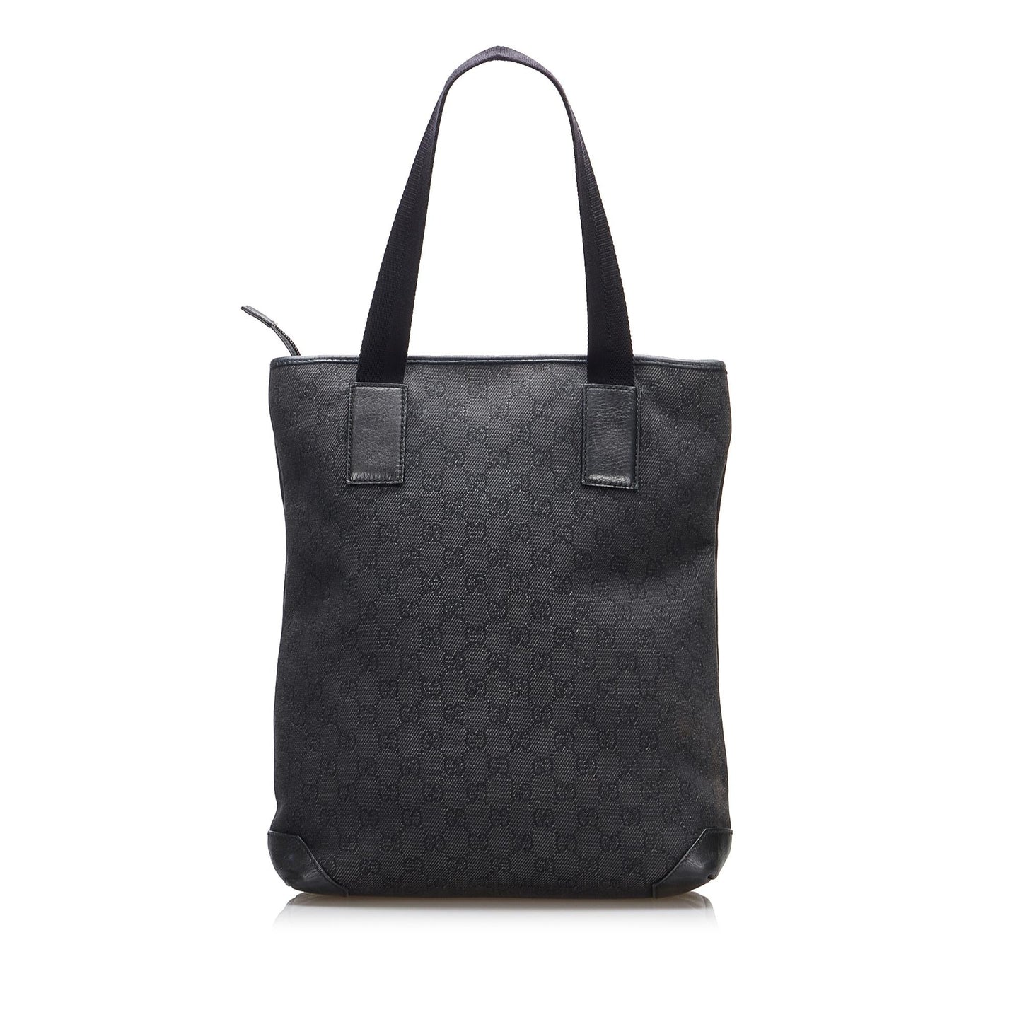 Gucci GG SHG-7Z3AqJ Canvas Black Tote Bag