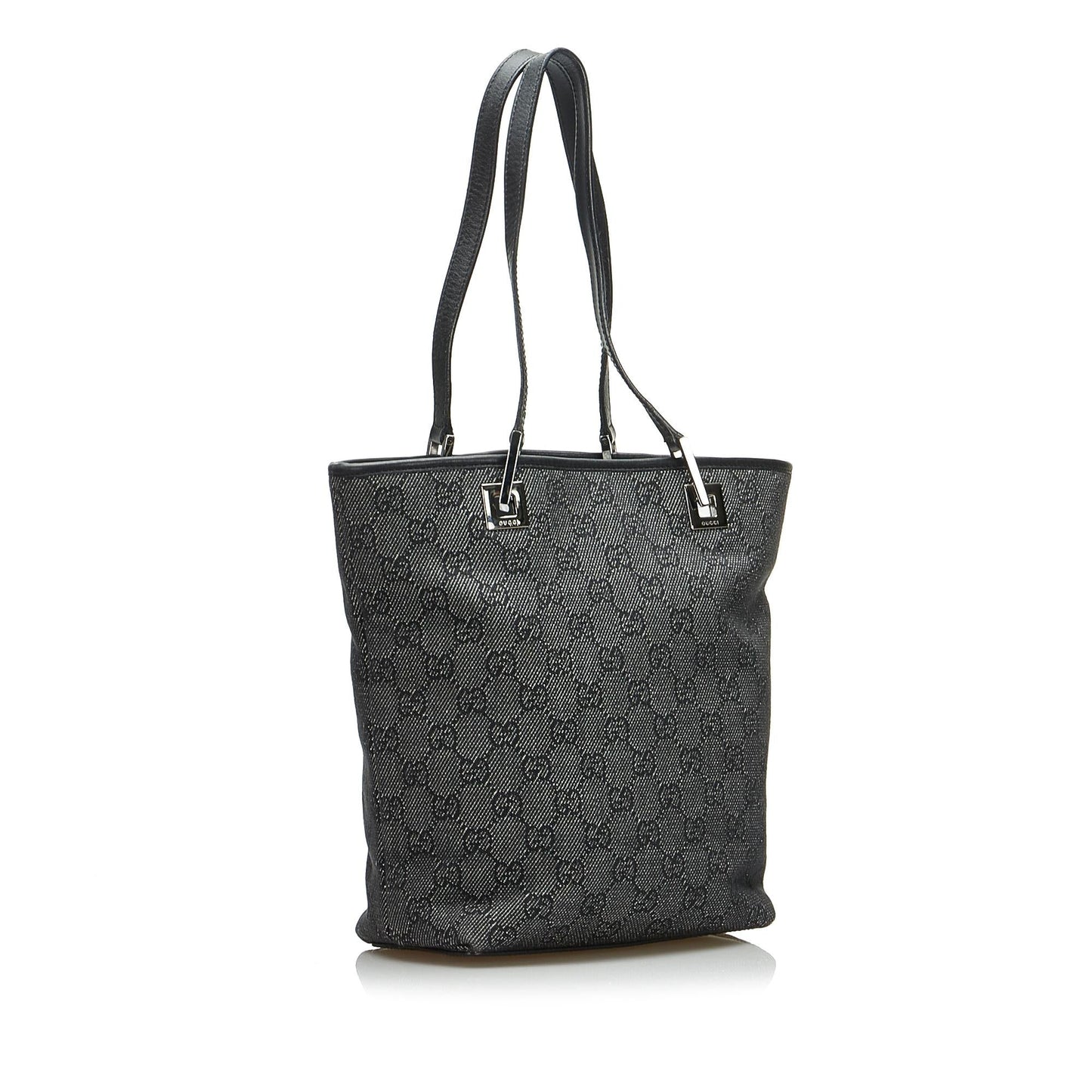 Gucci GG SHG-h7Aite Canvas Grey Tote Bag