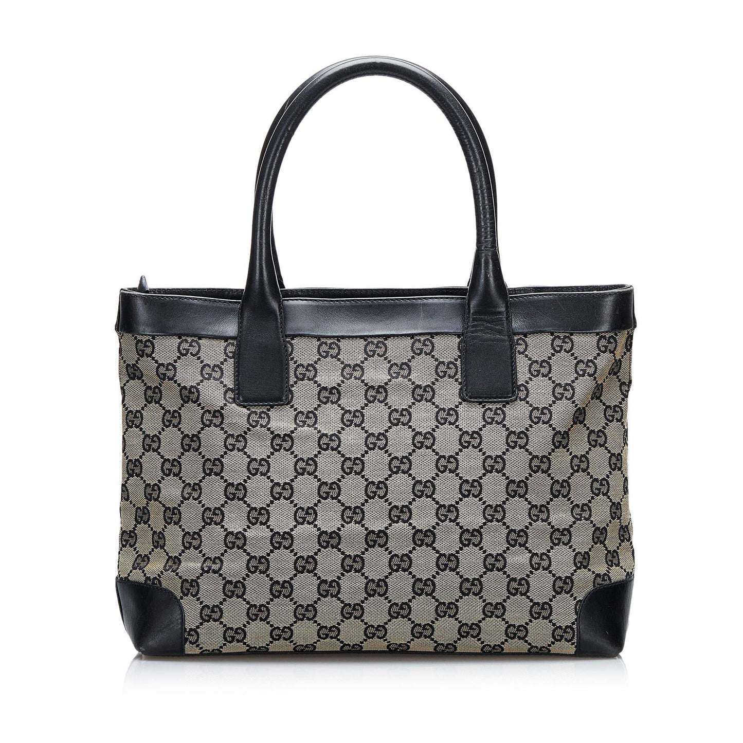 Gucci GG SHG-9mqKFI Canvas Grey Tote Bag