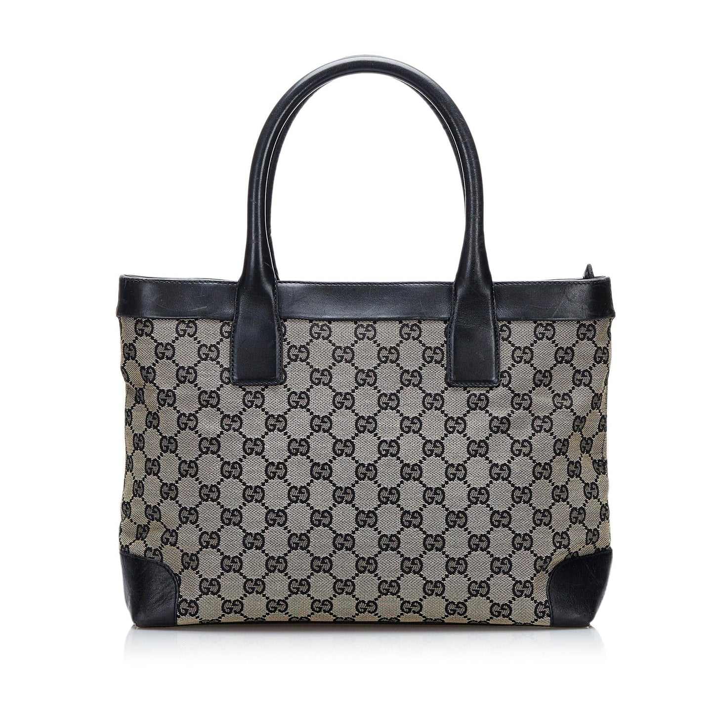 Gucci GG SHG-9mqKFI Canvas Grey Tote Bag