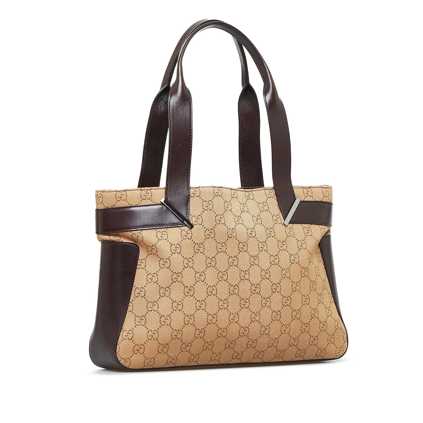 Gucci GG SHG-YtZc7O Canvas Brown Tote Bag