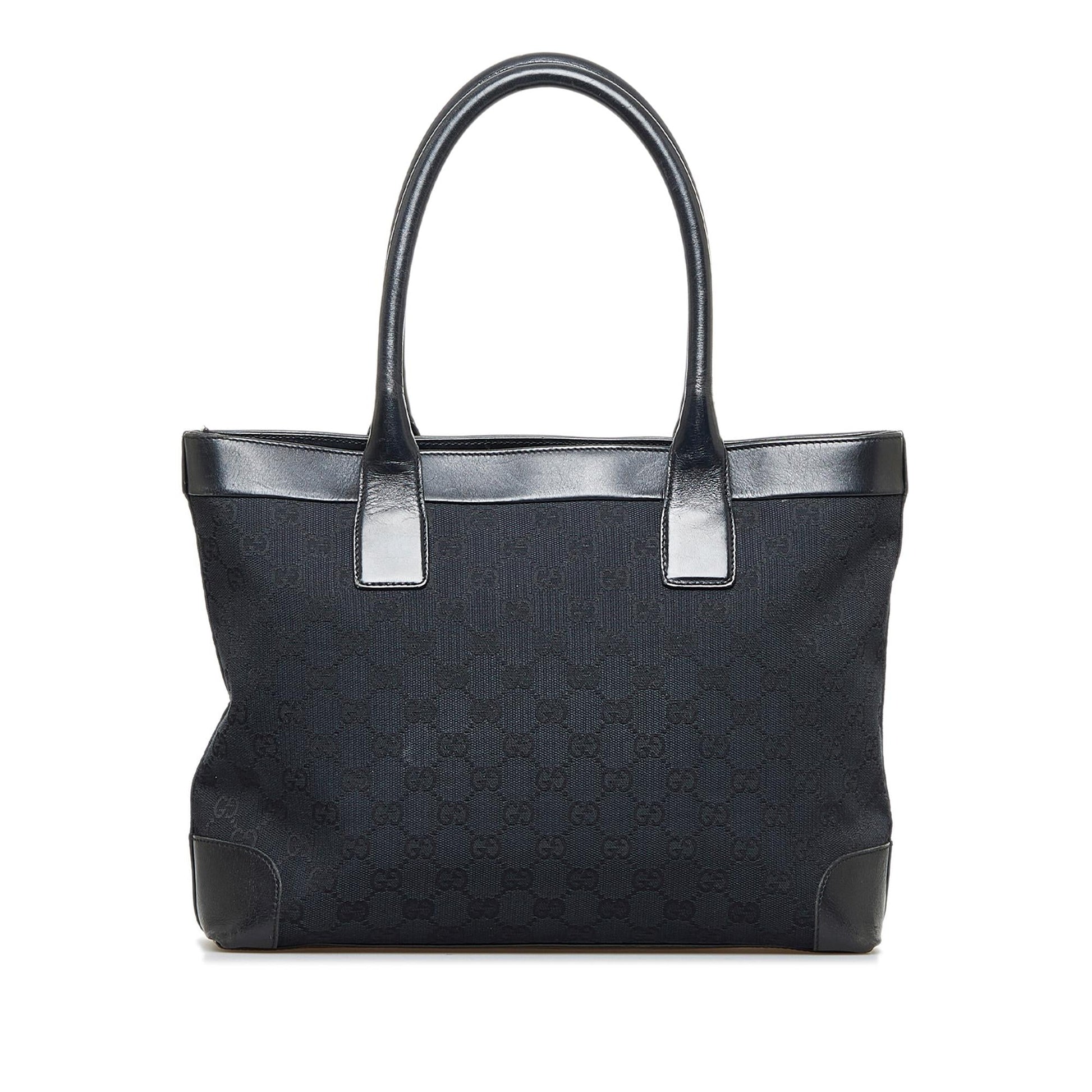 Gucci GG SHG-fUPDsz Canvas Black Tote Bag