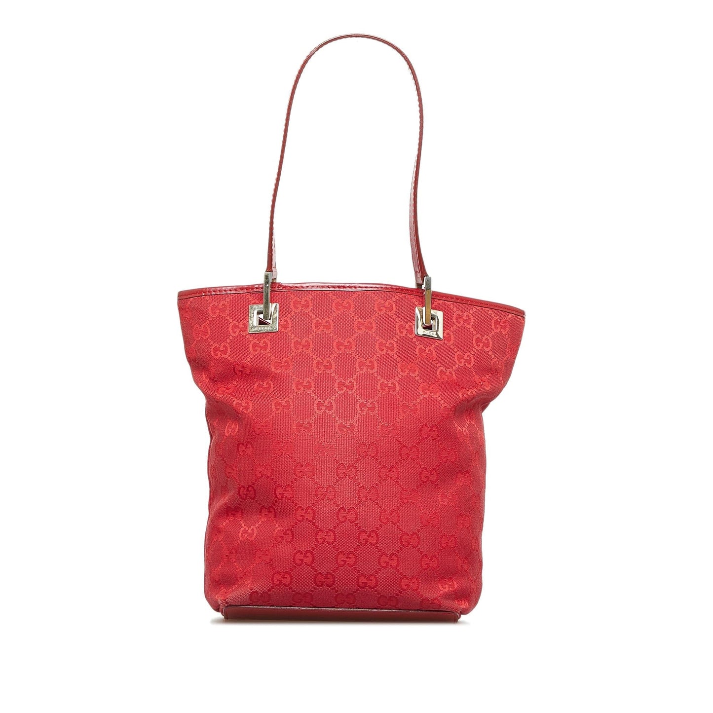Gucci GG SHG-jVCNoE Canvas Red Tote Bag