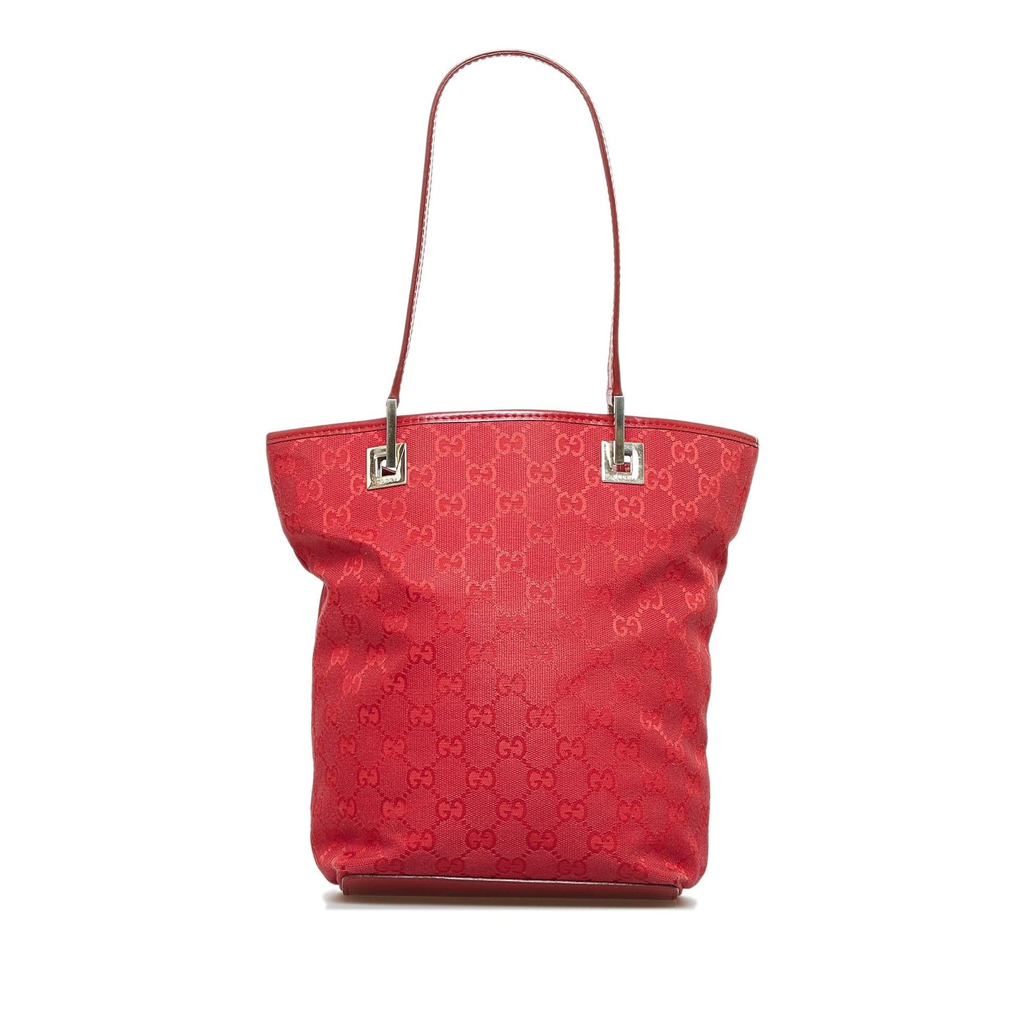 Gucci GG SHG-jVCNoE Canvas Red Tote Bag