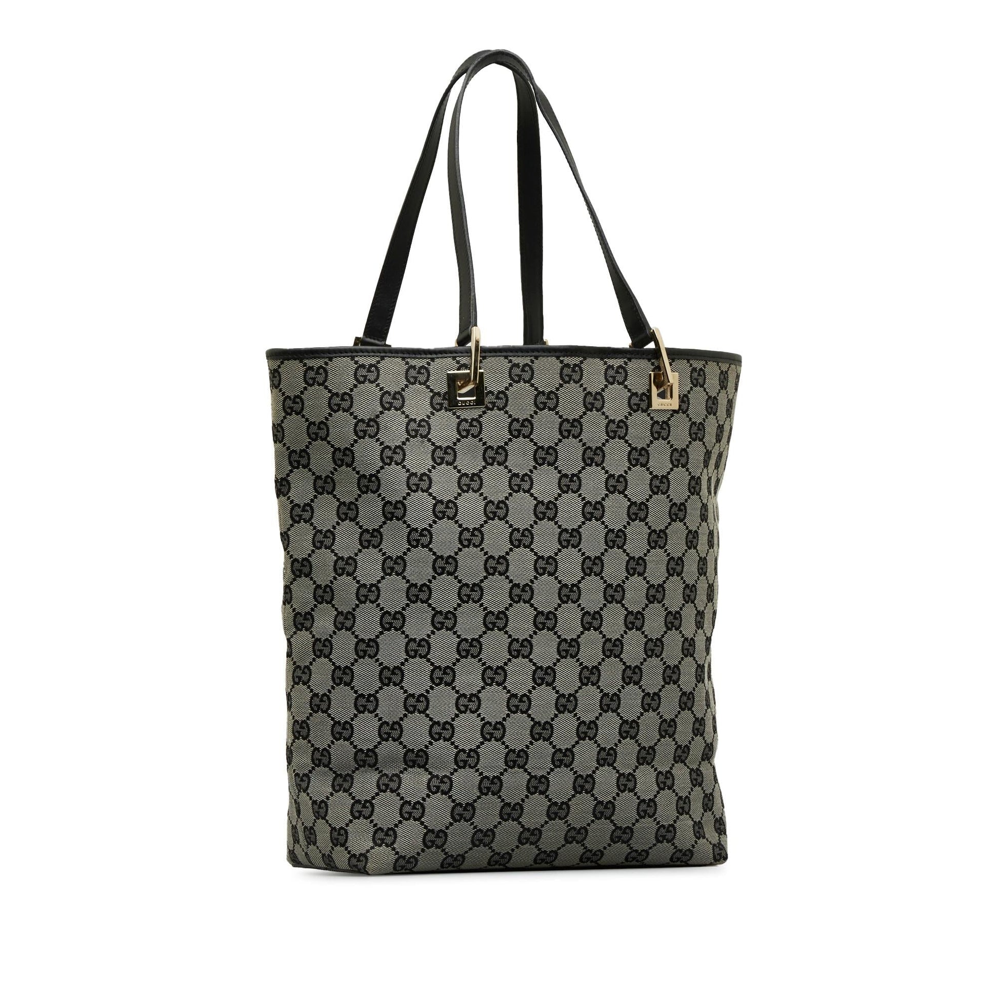 Gucci GG SHG-7hY4dn Canvas Grey Tote Bag