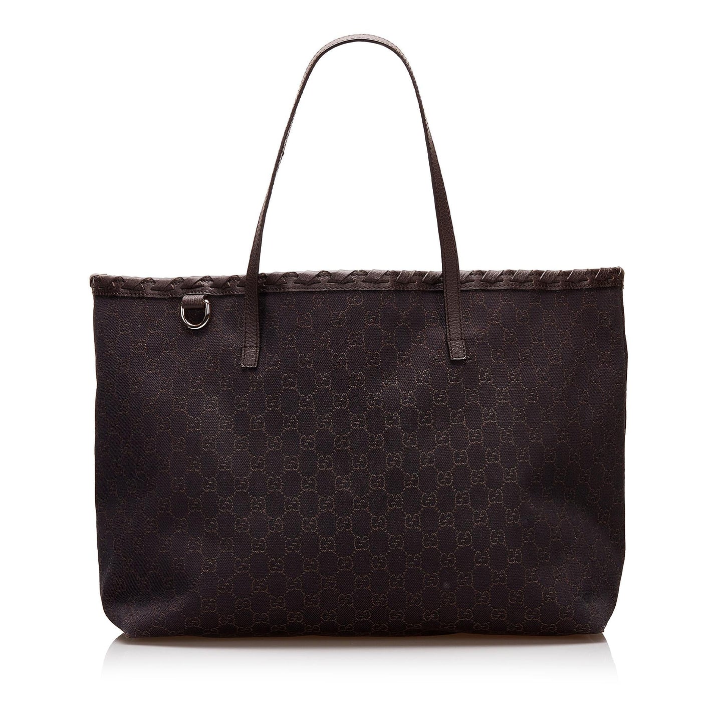 Gucci GG SHG Canvas Brown Tote Bag Tote Shg