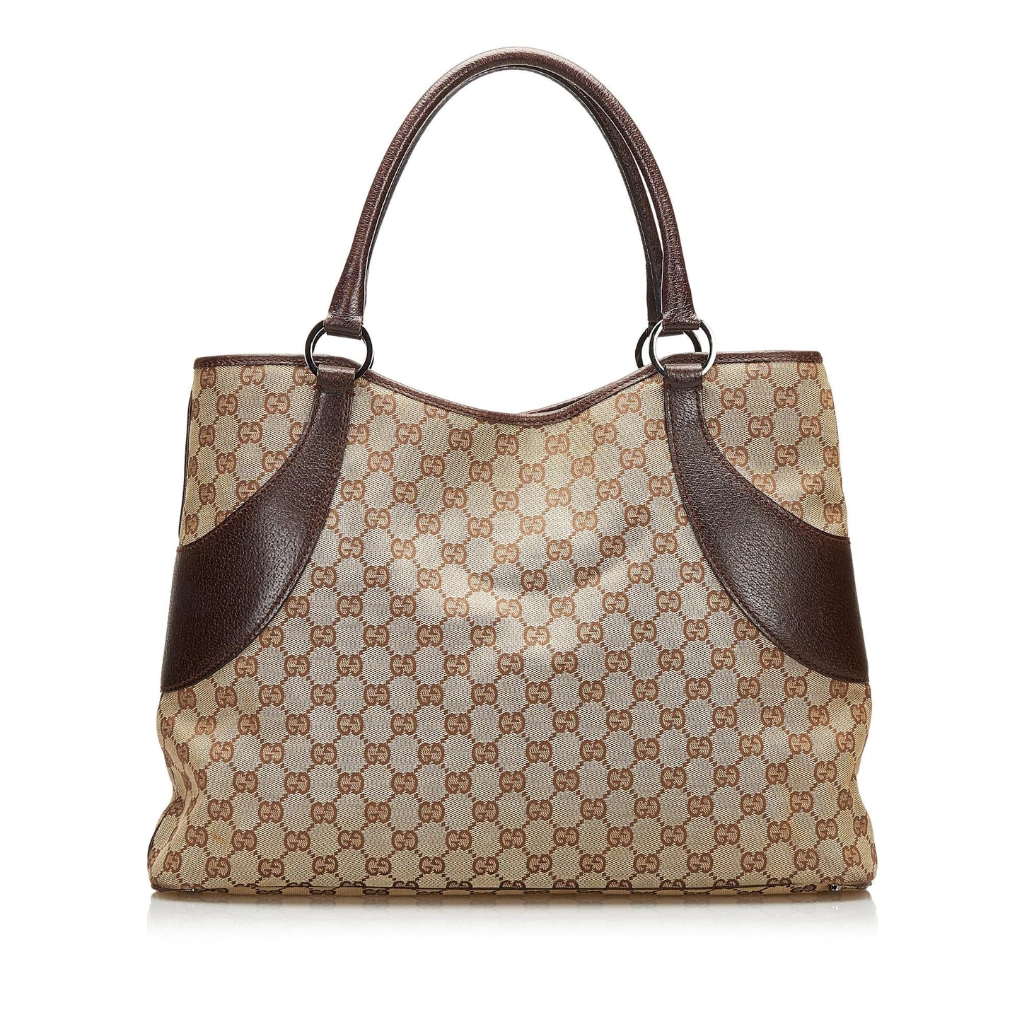 Gucci GG SHG Canvas Brown Tote Bag 19