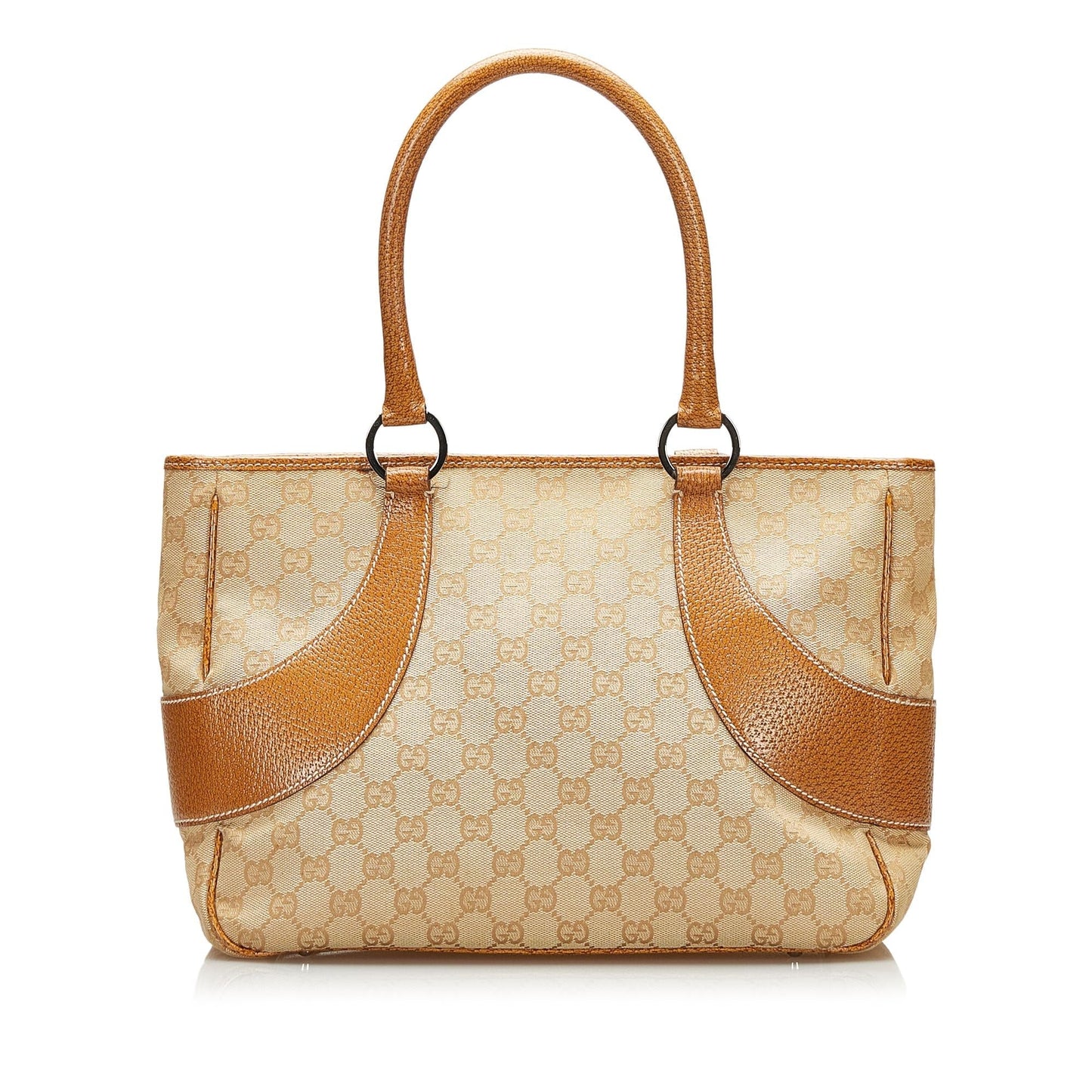 Gucci GG SHG Canvas Brown Tote Bag 20