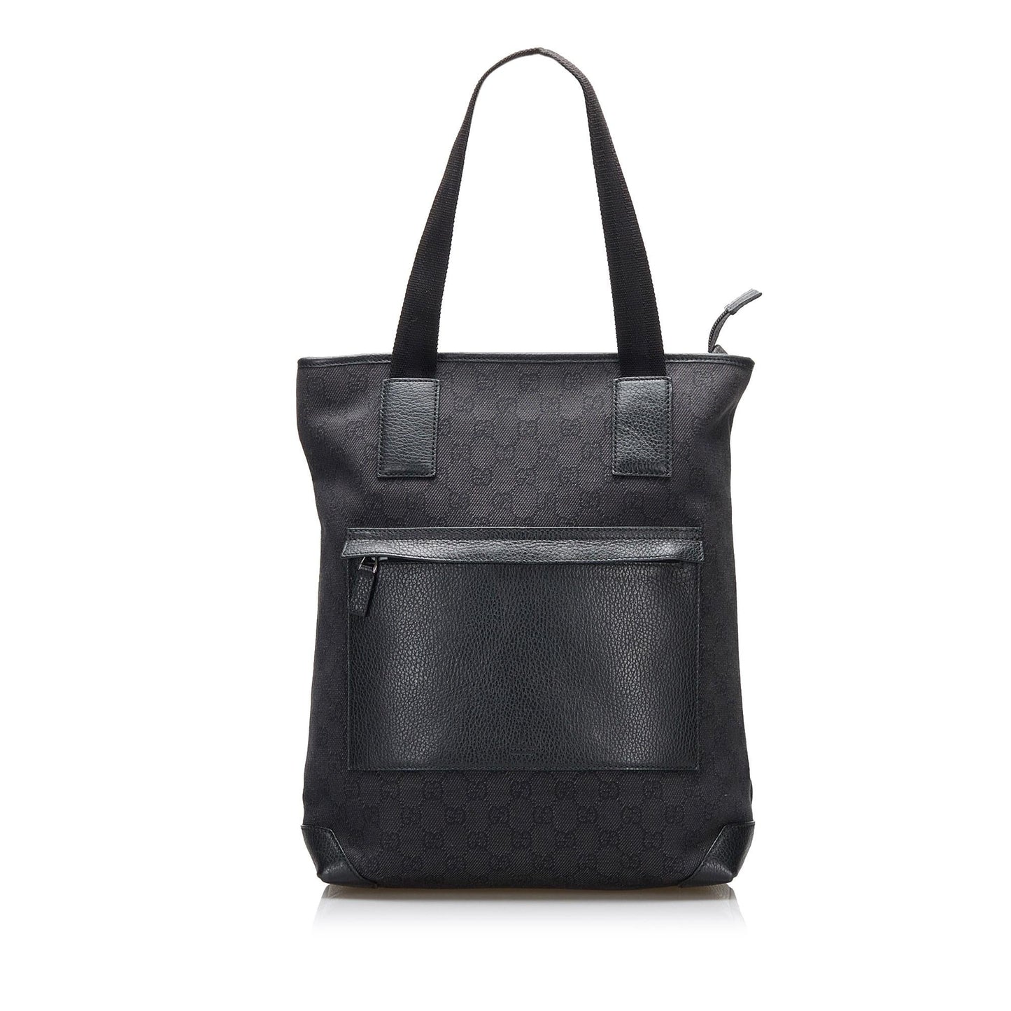 Gucci GG SHG-ysZlfc Canvas Black Tote Bag