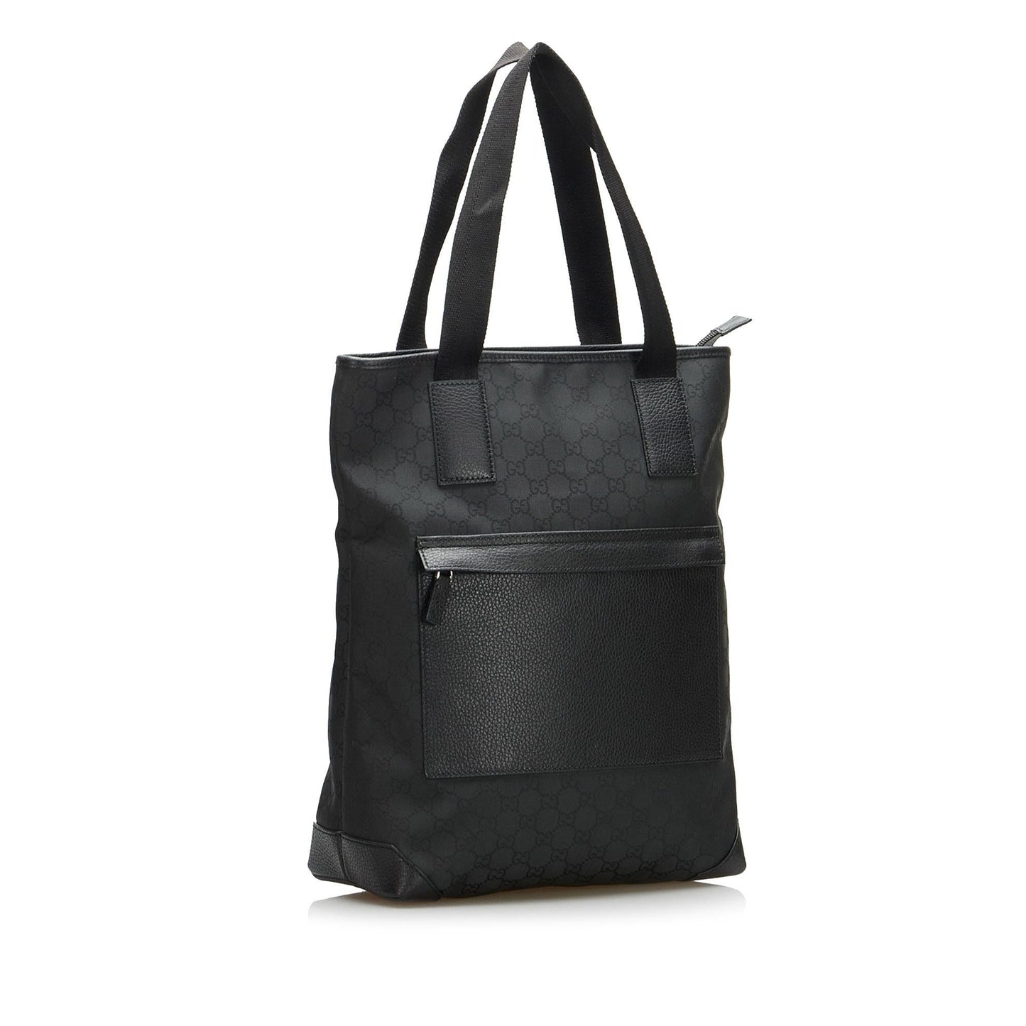 Gucci GG SHG-Z4vHZl Canvas Black Tote Bag
