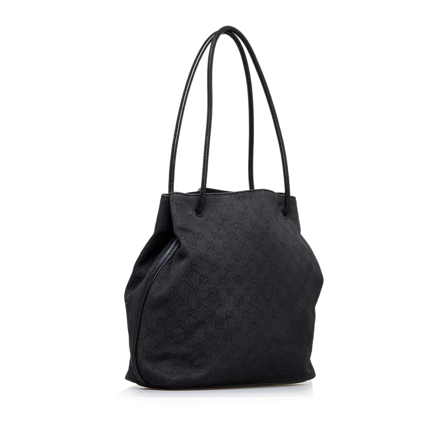 Gucci GG SHG-ND0RMy Canvas Black Tote Bag