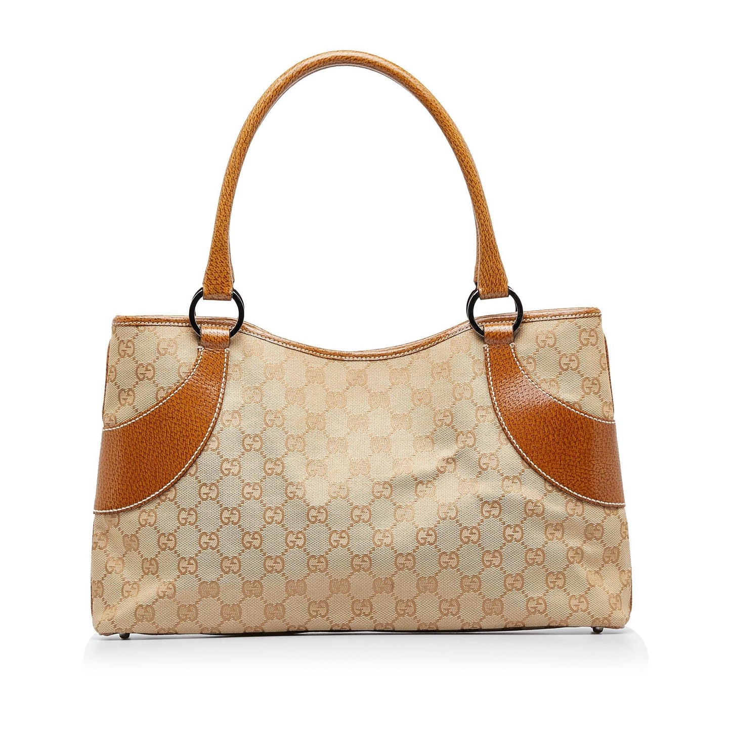 Gucci GG SHG-1Ir5gA Canvas Brown Tote Bag