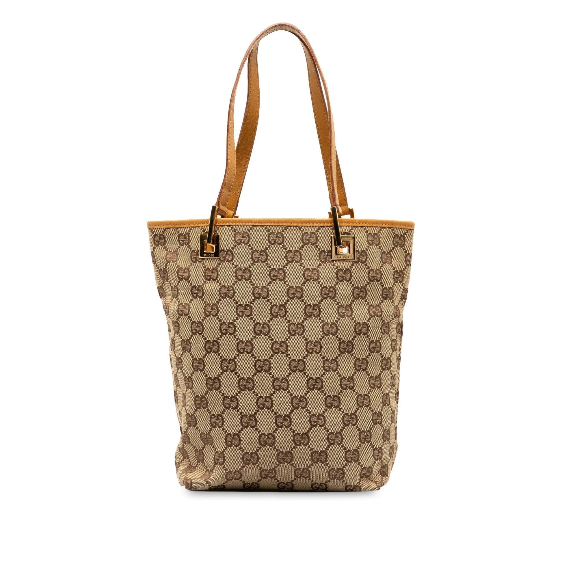 Gucci GG SHG-UjHlmW Canvas Brown Tote Bag